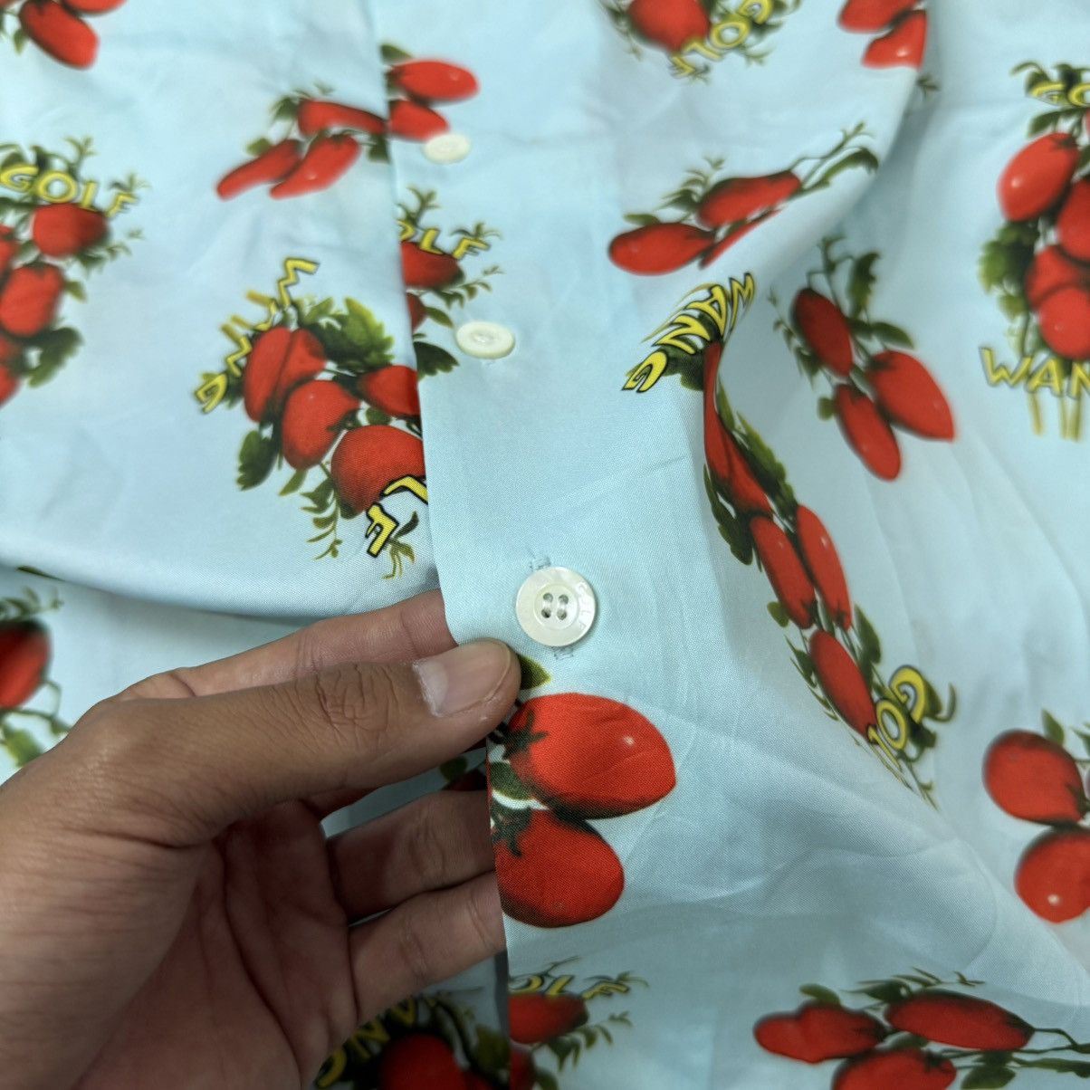 Golf Wang GOLF WANG x Tyler the Creator tomatoes button up shirt Size US L / EU 52-54 / 3 - 4 Thumbnail