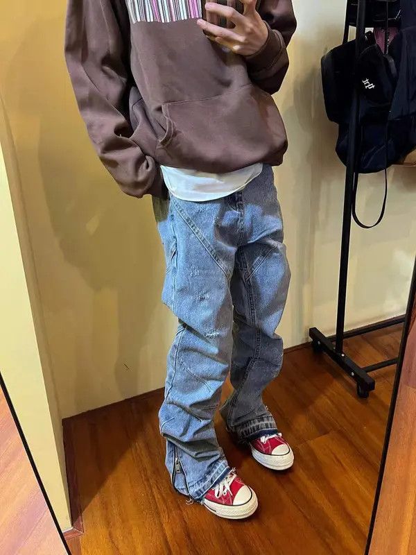 Japanese Brand VIBE Street wash casual jeans with bootcut Size US 30 / EU 46 - 8 Thumbnail