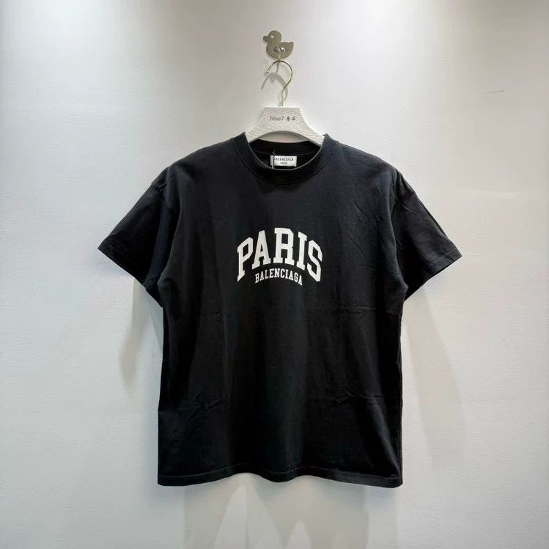 Balenciaga Balenciaga Paris Letter Print Logo Short Sleeve 2505-Nextar Size US M / EU 48-50 / 2 - 1 Thumbnail