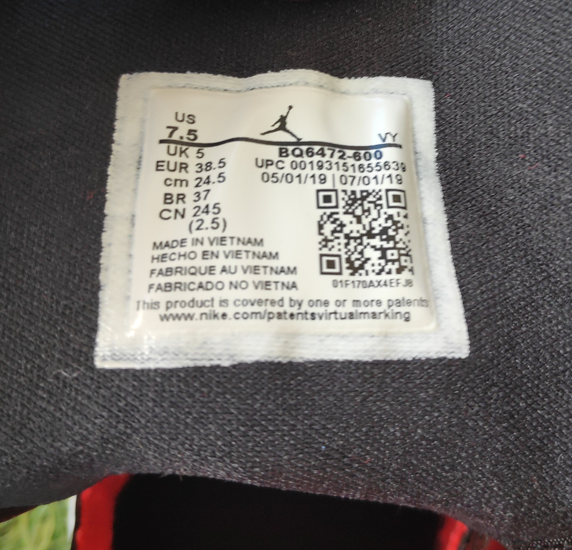 Nike Nike Air Jordan 1 Mid Hot Punch Size US 7.5 / IT 37.5 - 6 Thumbnail