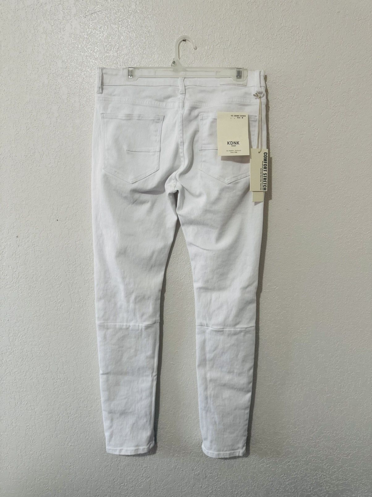 Kodak KDNK Ankle Zipper Skinny Jeans “White” Size US 32 / EU 48 - 2 Thumbnail