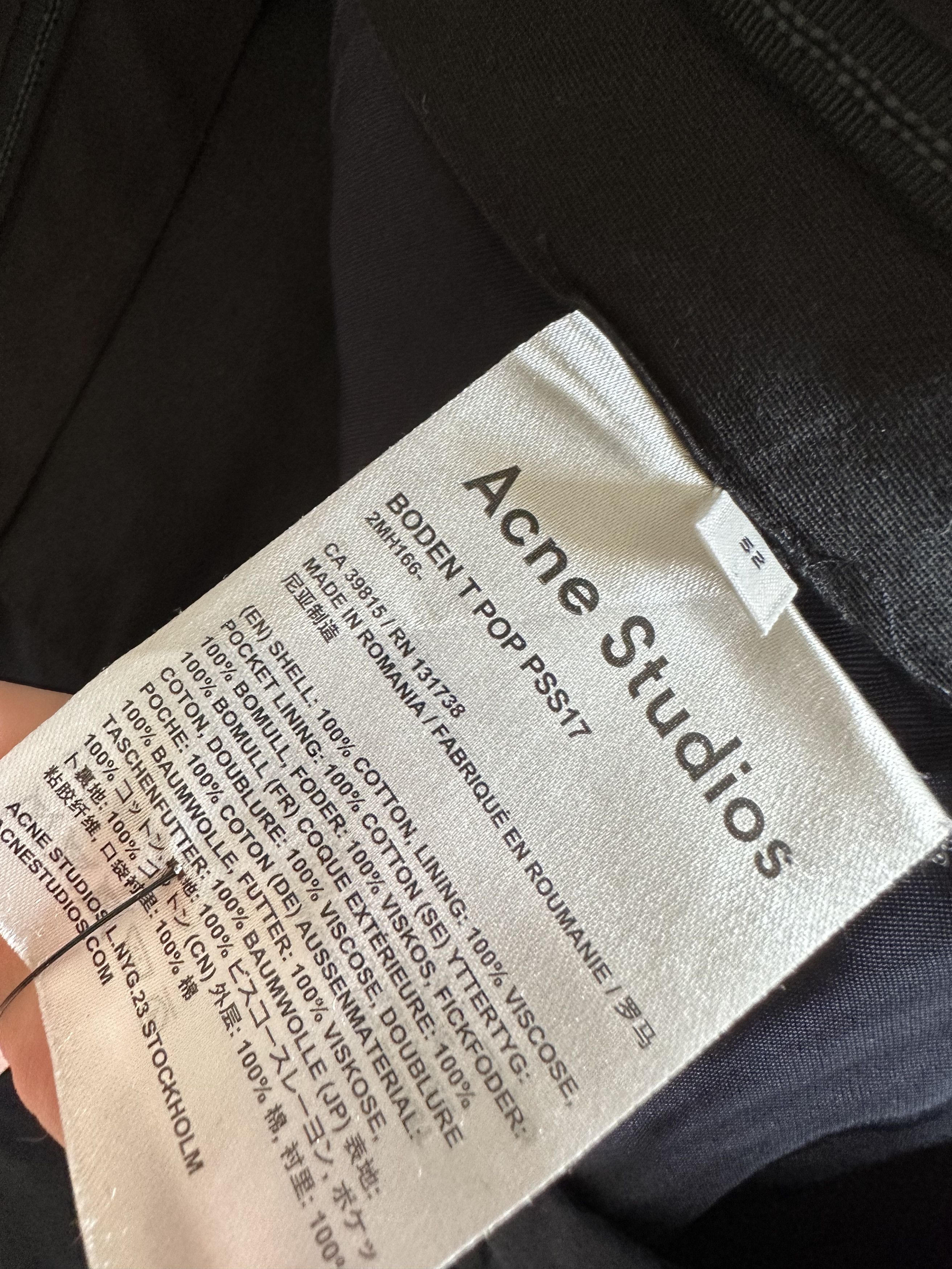 Acne Studios Acne Studios Boden Trousers Size US 36 / EU 52 - 4 Thumbnail