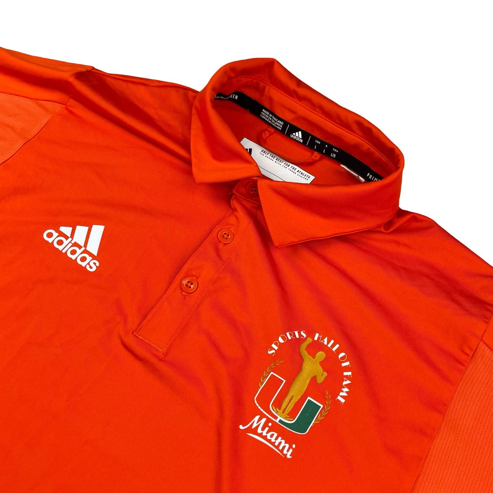 Adidas Miami Hurricanes Sports Hall Of Fame x Adidas Men’s Polo Shi Size US L / EU 52-54 / 3 - 1 Thumbnail