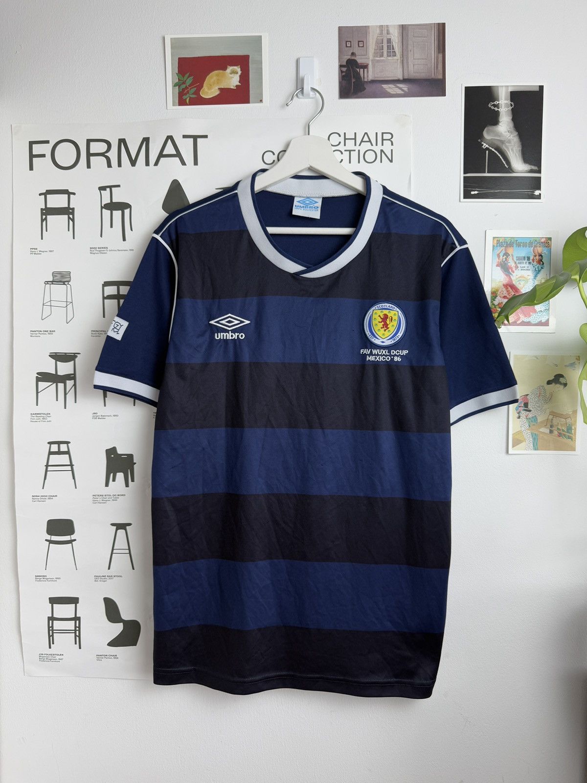 Umbro Vintage Scotland Mexico 86 umbro soccer football jersey L Size US L / EU 52-54 / 3 - 1 Thumbnail