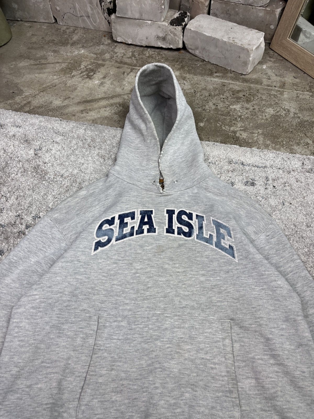 Vintage 1990s SEA ISLE NUTMEG VINTAGE HOODIE - 1675 Size US M / EU 48-50 / 2 - 3 Thumbnail