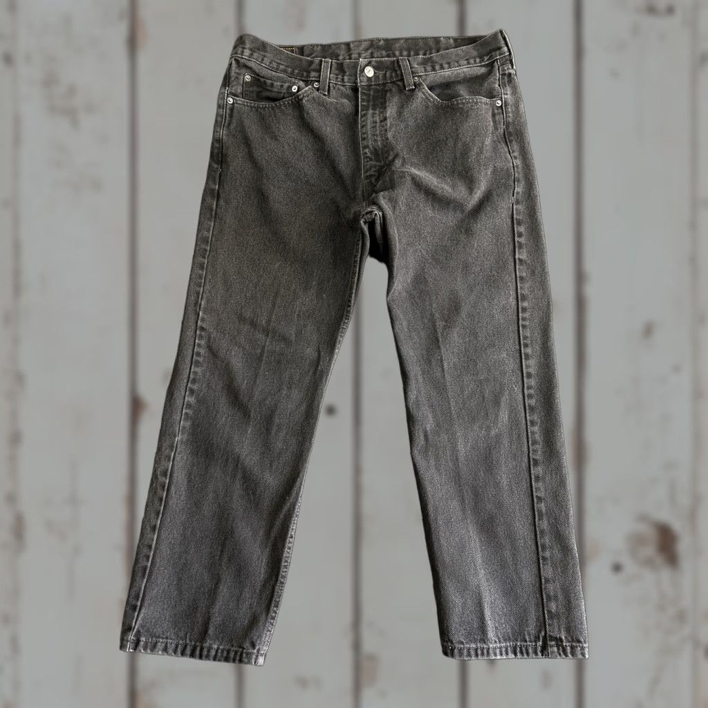 Levi's VINTAGE Levi’s 505 Jeans Denim Black 38 x 29 Men’s Straight Regular 80s 90s Grunge Hip Hop Rock USA Jeans Size US 38 / EU 54 - 1 Thumbnail