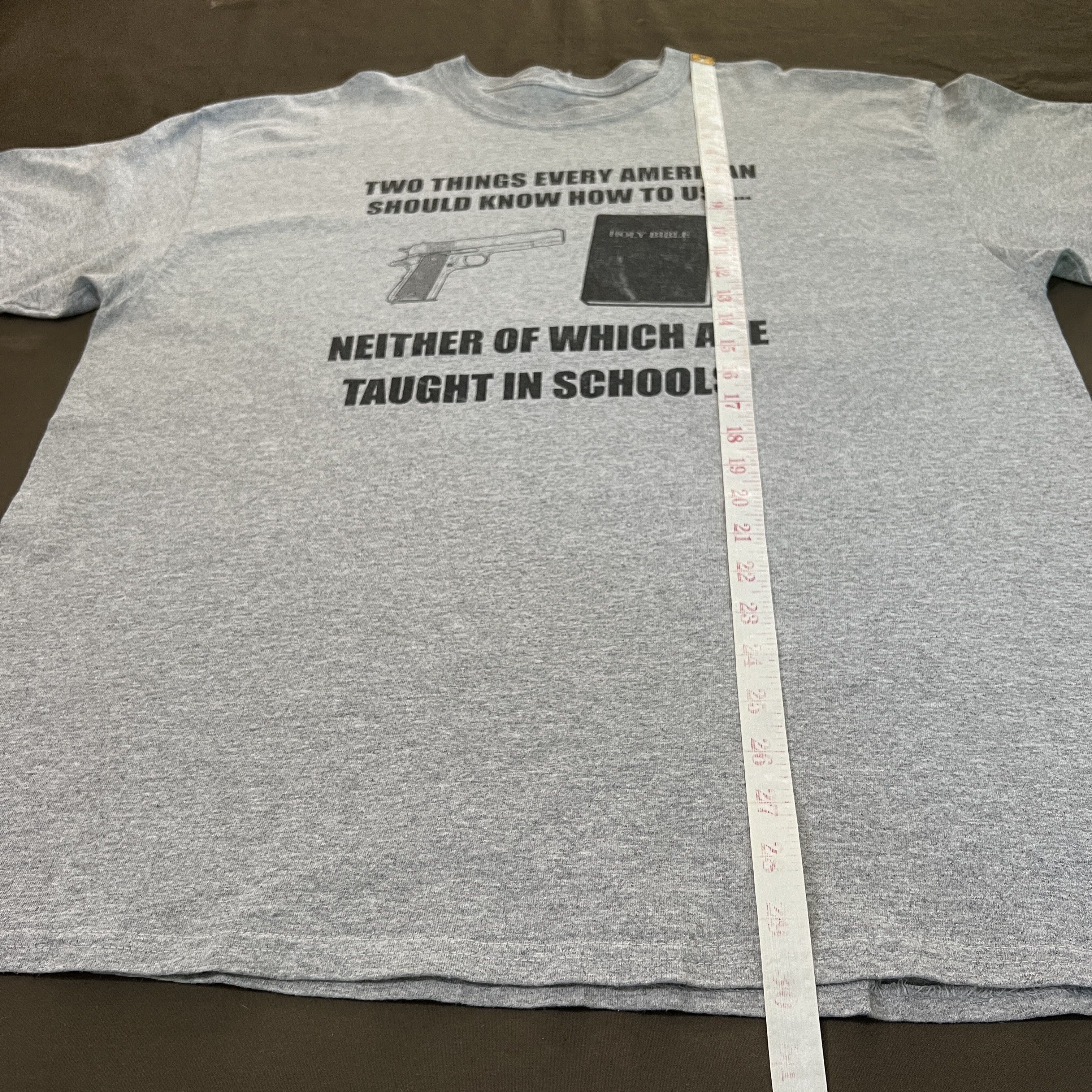 Vintage Vintage Two Things Every American Should Know Holy Bible Size US XL / EU 56 / 4 - 8 Thumbnail