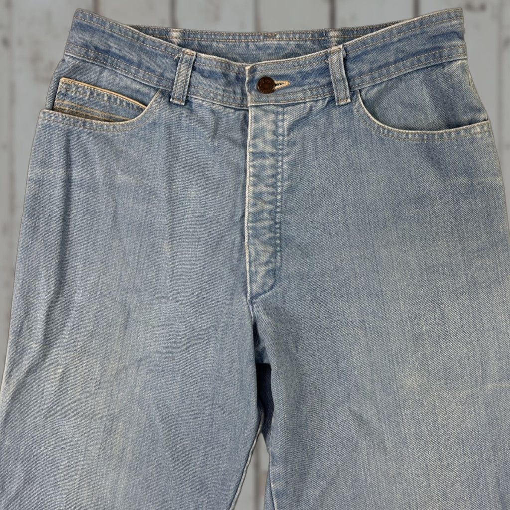 Denime VINTAGE Viceroy Jeans Womens 33L Casual Denim 30x31 Blue Medium Wash 1980s Womens Size 24" / US 00 / IT 34 - 1 Thumbnail
