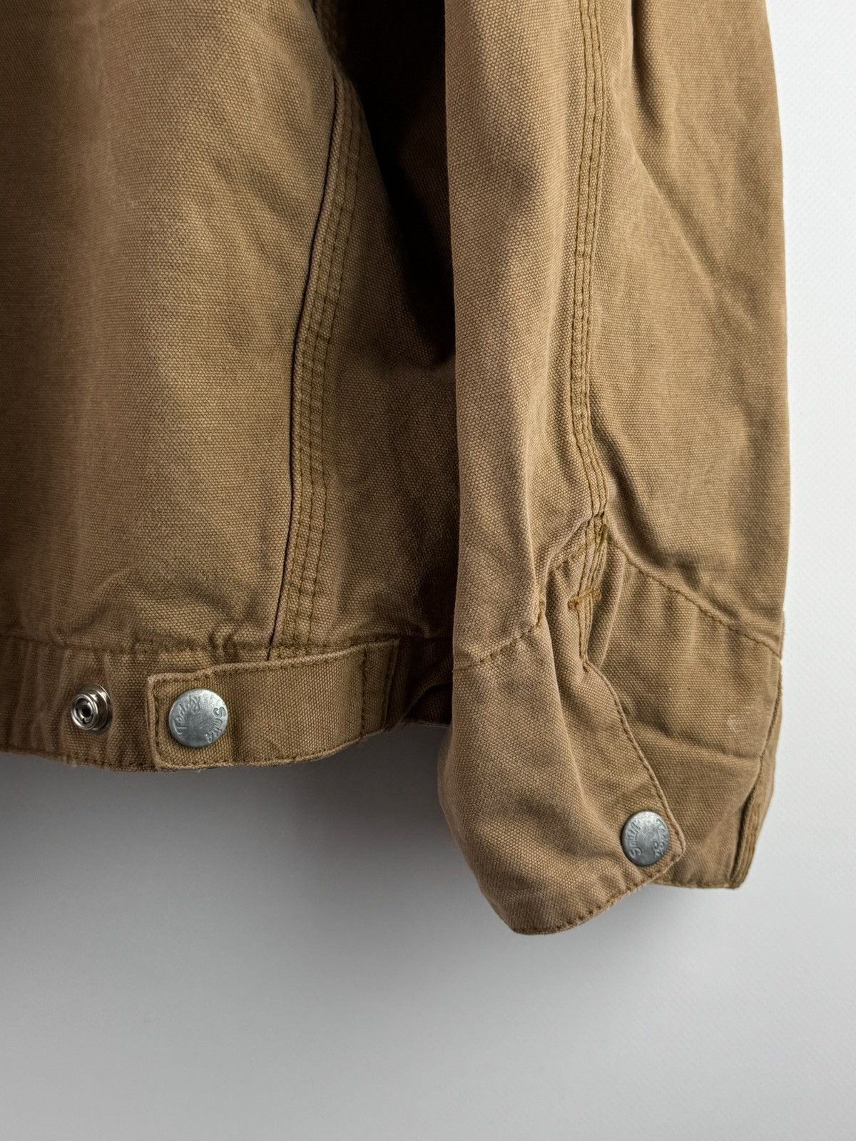 Vintage Vintage 90s Teddy Smith Work Canvas Boxy Jacket (Carhartt) Size US L / EU 52-54 / 3 - 6 Thumbnail