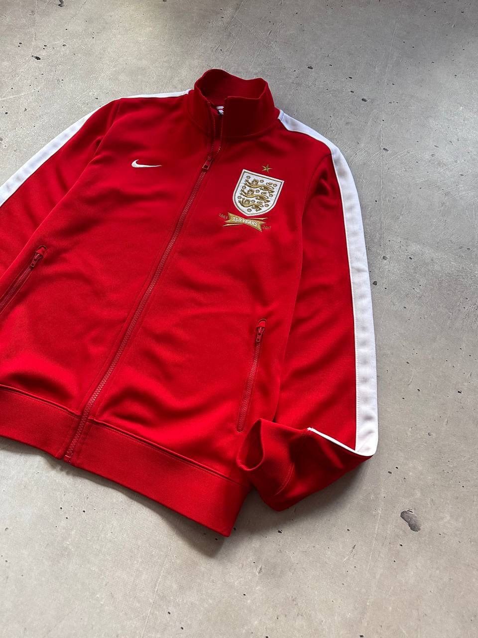 Nike × Vintage Nike England 150 Years 2013 Training Away Football Jacket Size US M / EU 48-50 / 2 - 2 Thumbnail