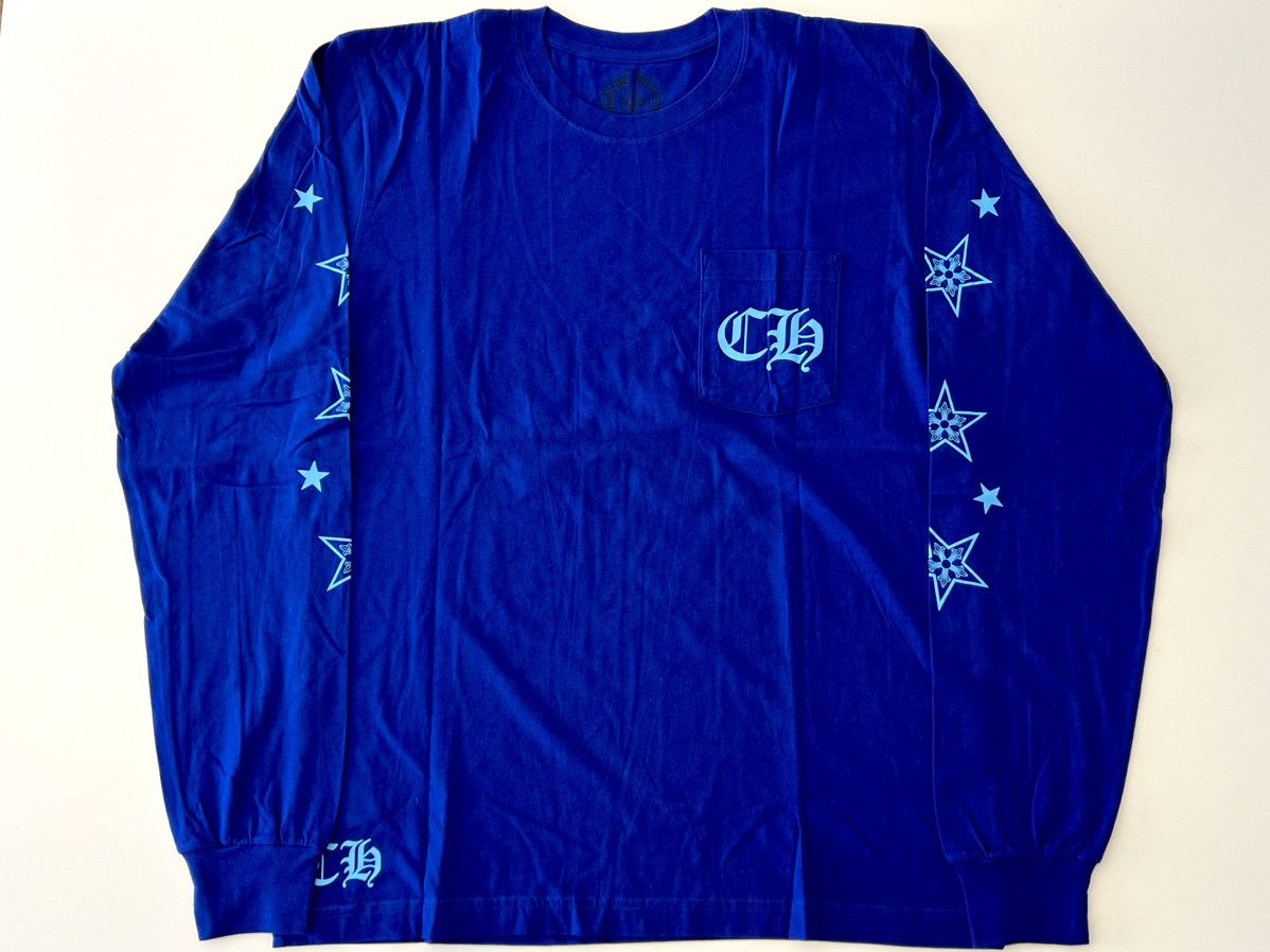 Chrome Hearts Chrome Hearts Stars Logo Long Sleeves Tee Size US L / EU 52-54 / 3 - 2 Thumbnail