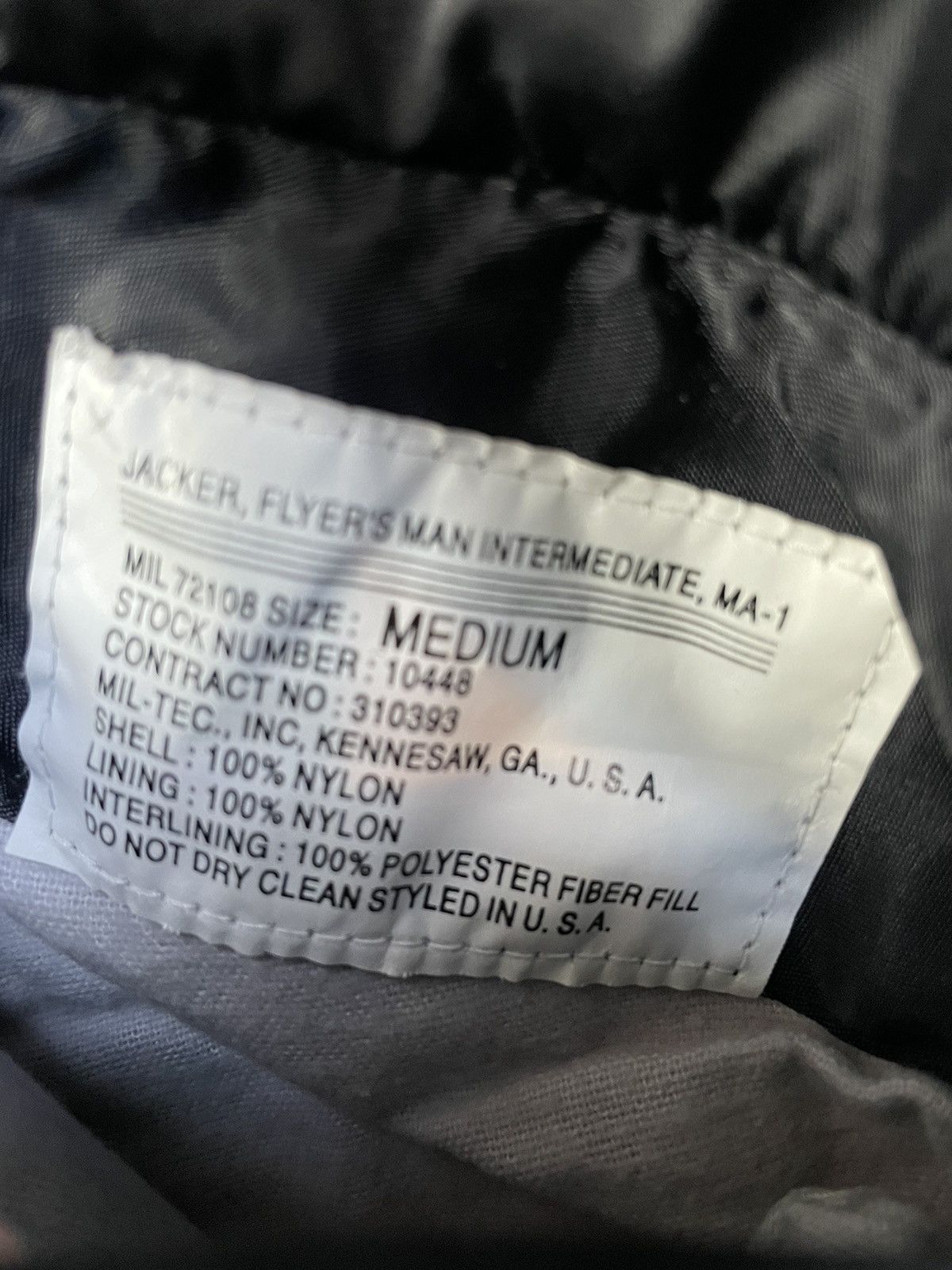 Vintage Vintage Kanye West Outfit Style MA-1 Bomber Jacket Size US M / EU 48-50 / 2 - 7 Thumbnail