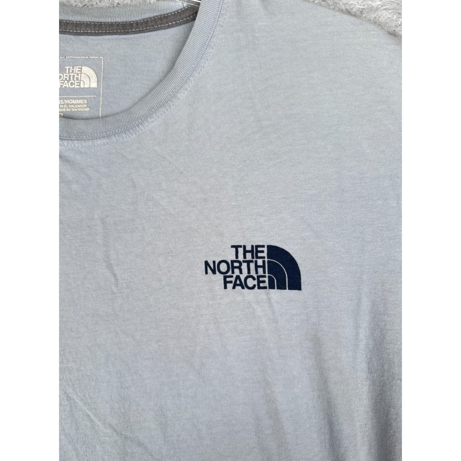 The North Face The North Face Shirt Men Small Blue Short Sleeve Crew Neck Cotton-Blend Logo All Seasons Breathable Mens Size US S / EU 44-46 / 1 - 7 Thumbnail