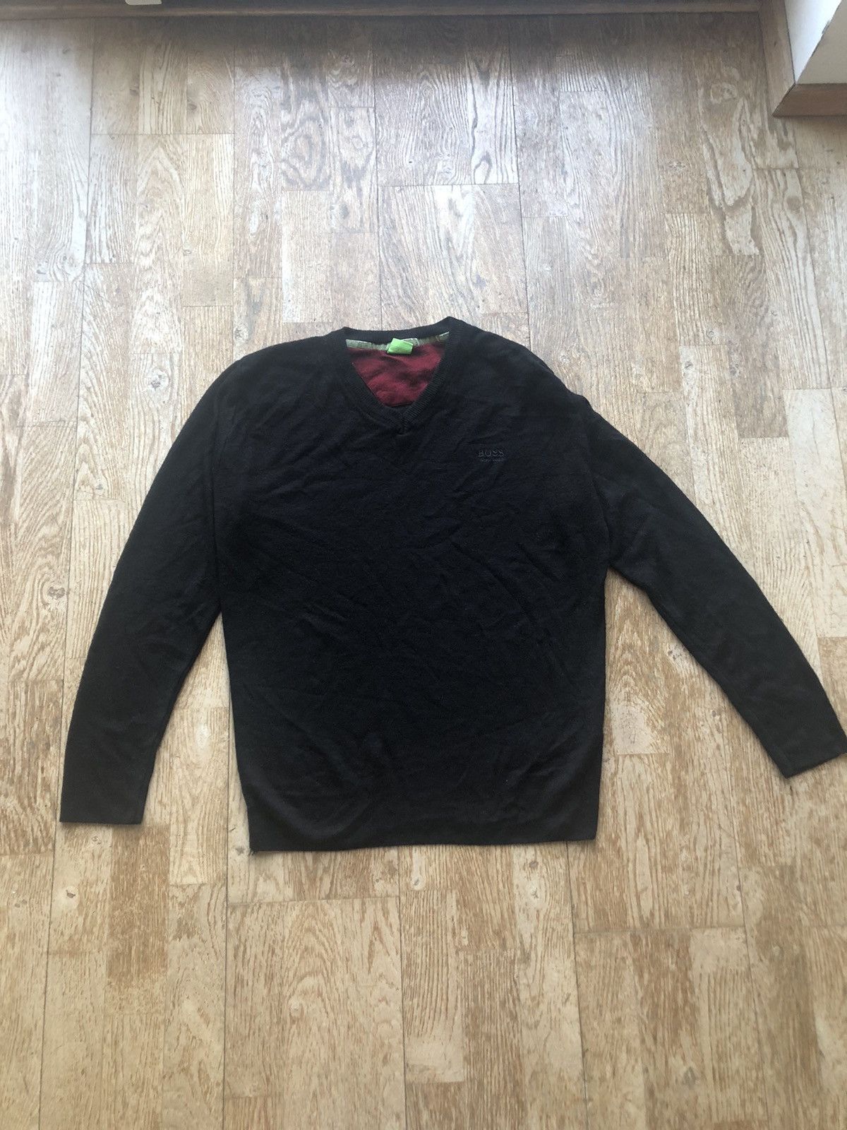 Hugo Boss × Vintage HUGO BOSS CLASSIC VINTAGE QUALITY WOOL SWEATER Size US L / EU 52-54 / 3 - 1 Thumbnail
