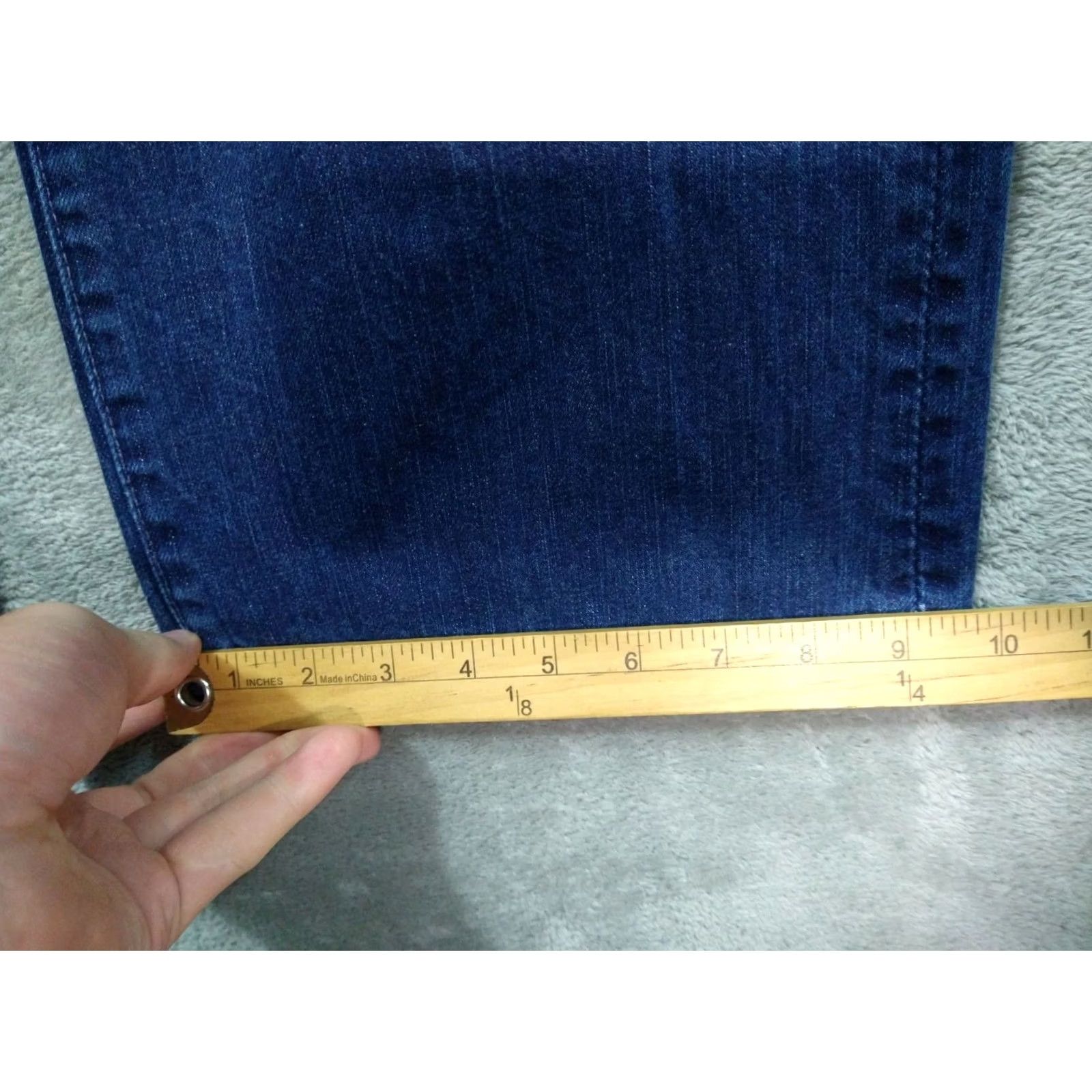 Gap Gap 1969 Jeans Mens Wide Leg Loose Fit 36x30 Dark Wash Blue Denim Size US 36 / EU 52 - 6 Thumbnail