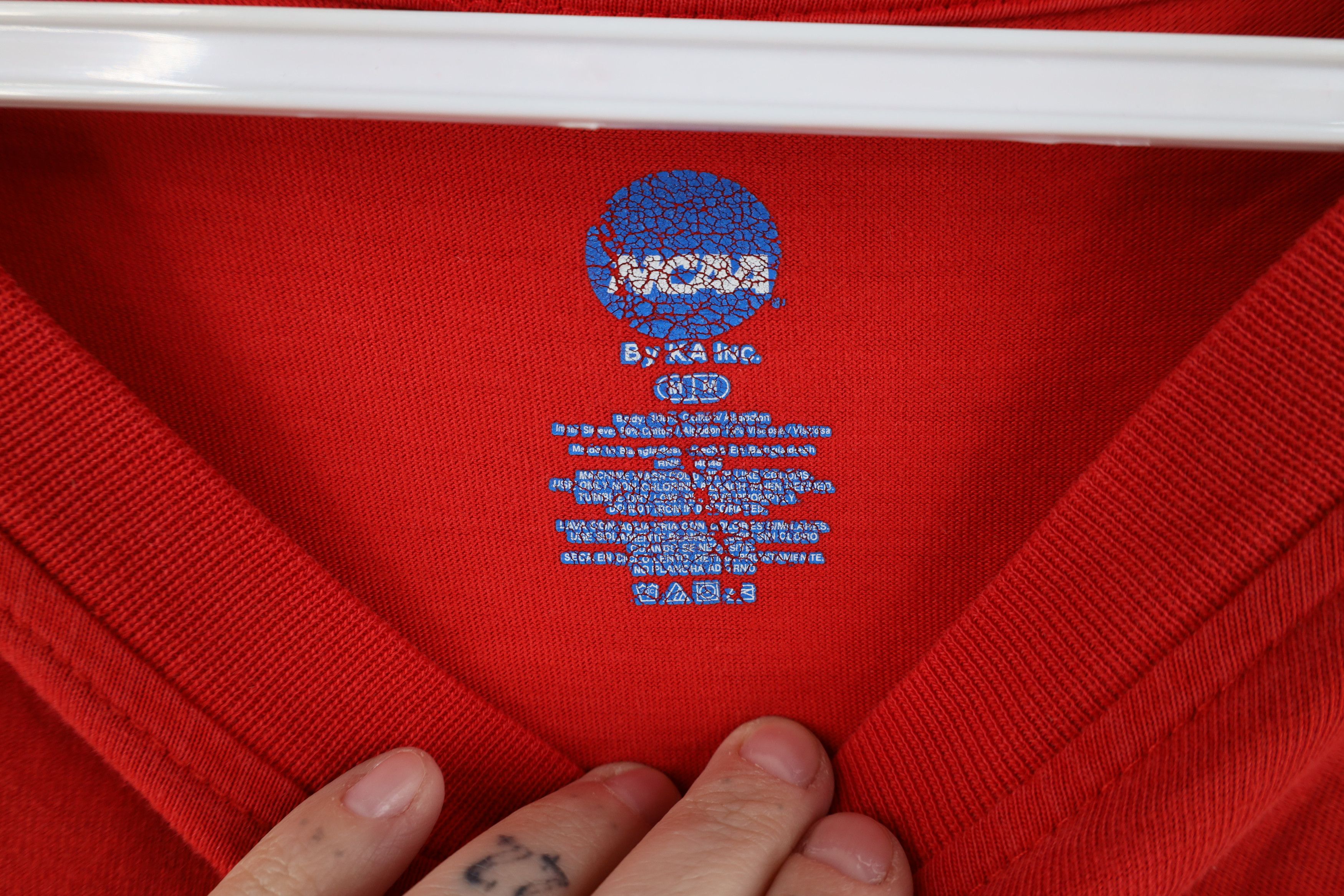 Vintage Vintage Knit Layered Ohio State University Football T-Shirt Size US M / EU 48-50 / 2 - 6 Thumbnail