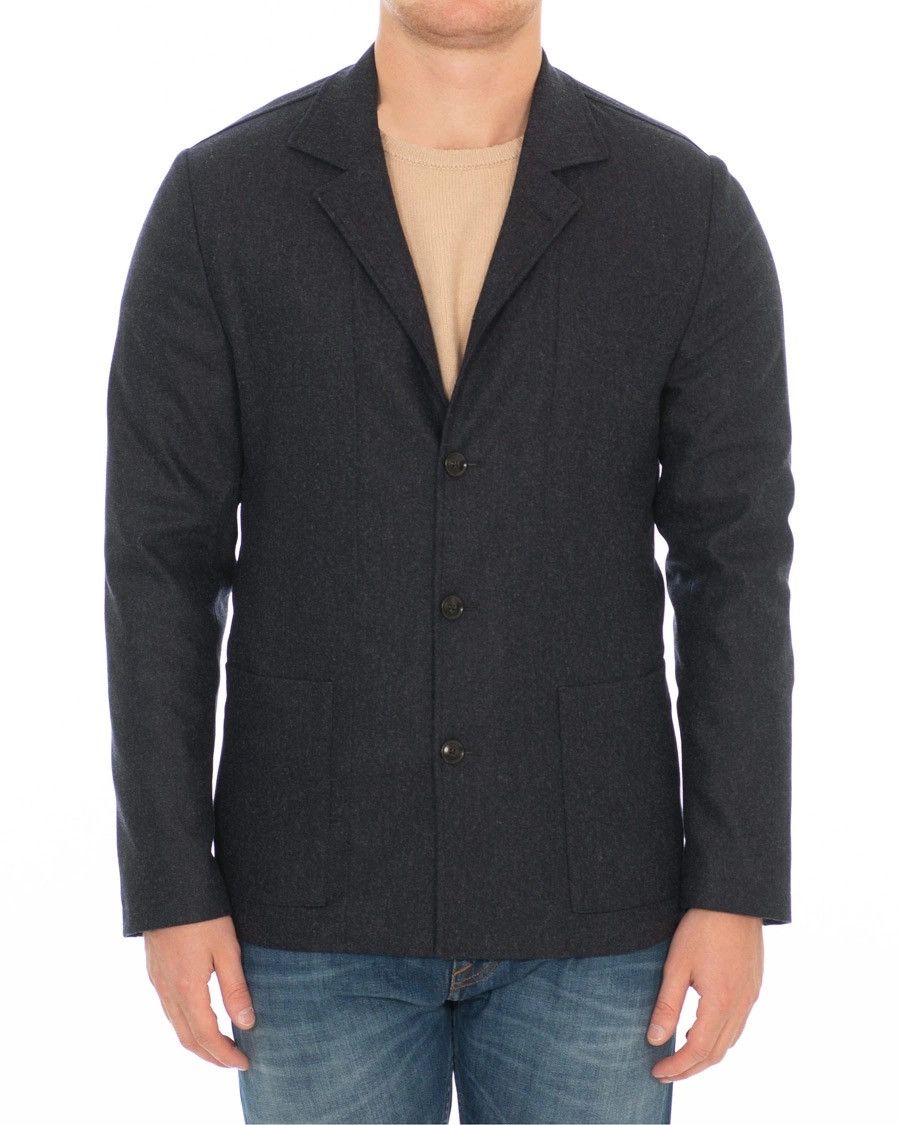 Designer × Tiger of Sweden Tiger Of Sweden - Jimmie Leisure Blazer Shirt Navy Size US M / EU 48-50 / 2 - 10 Thumbnail