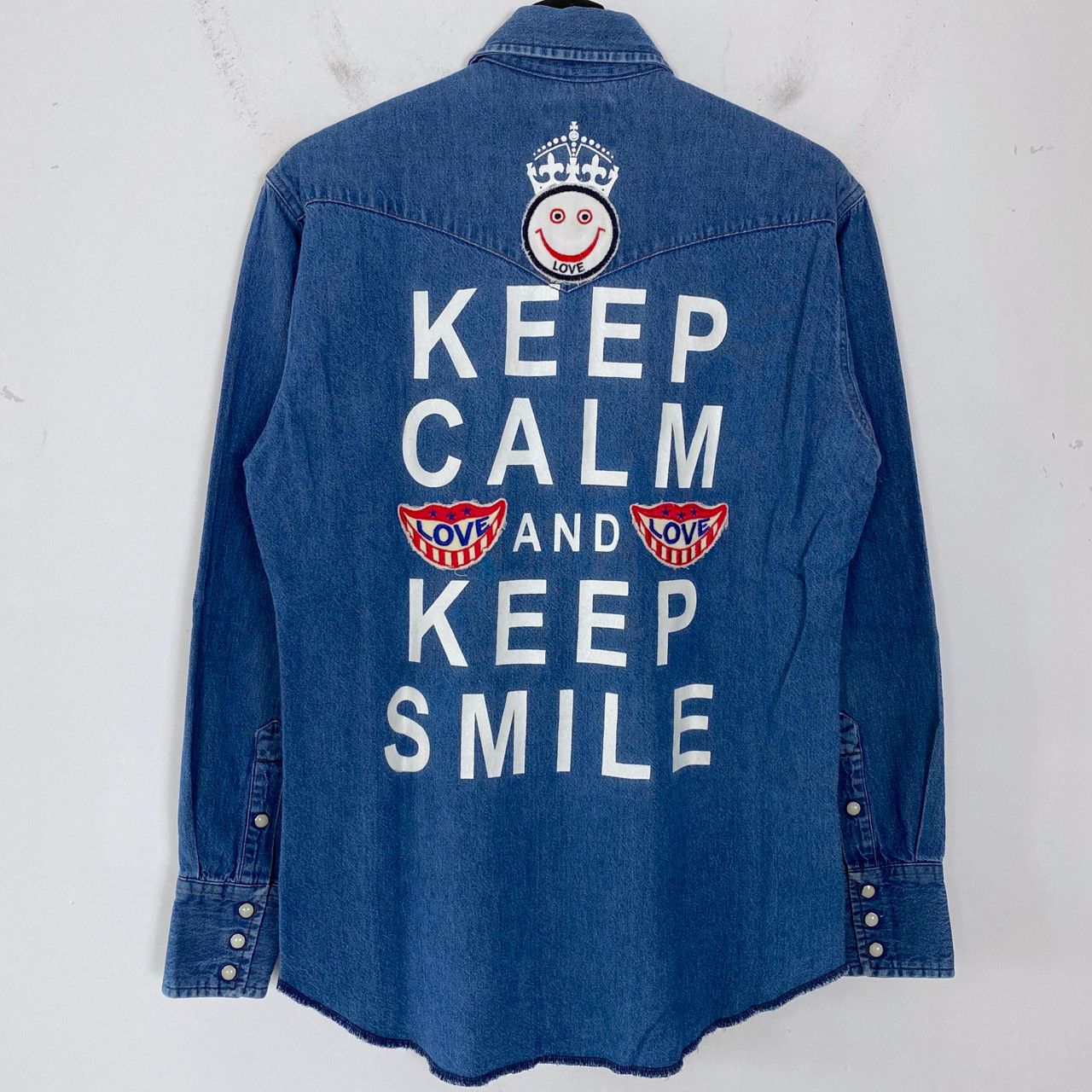 Other A LOVE MOVEMENT VINTAGE REMAKE DENIM SHIRT Size US L / EU 52-54 / 3 - 4 Thumbnail