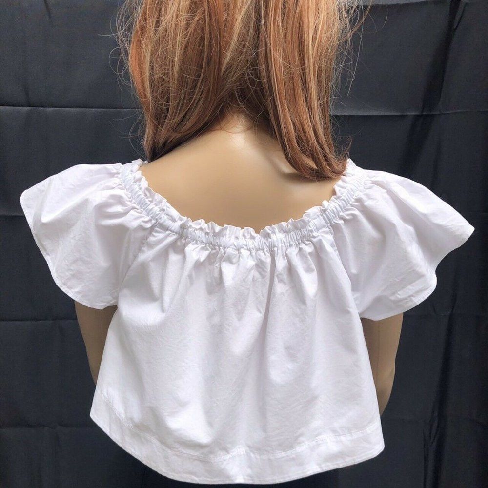 Other Wilfred Artizia Cropped Cotton White Top Size S Size S / US 4 / IT 40 - 2 Thumbnail