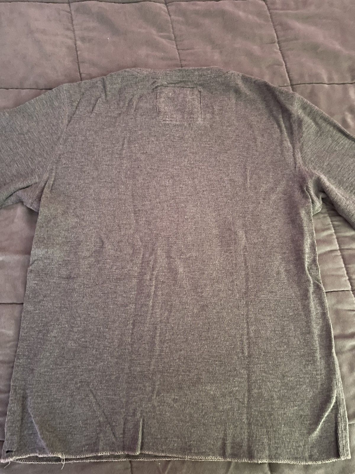 American Eagle Outfitters American Eagle Vintage Thermal Long-sleeve (Dark Grey) Size US L / EU 52-54 / 3 - 2 Thumbnail