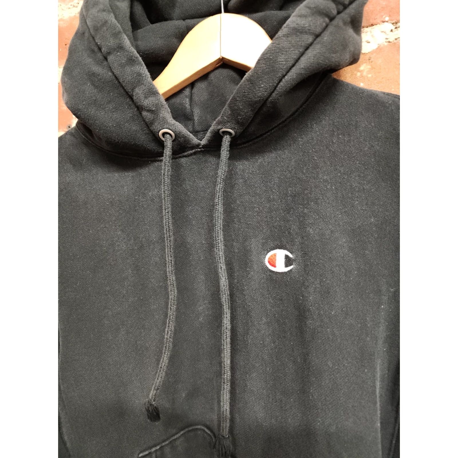Champion Champion Reverse Weave Hoodie Mens Black M Pullover Regular Fit Front Size US M / EU 48-50 / 2 - 3 Thumbnail