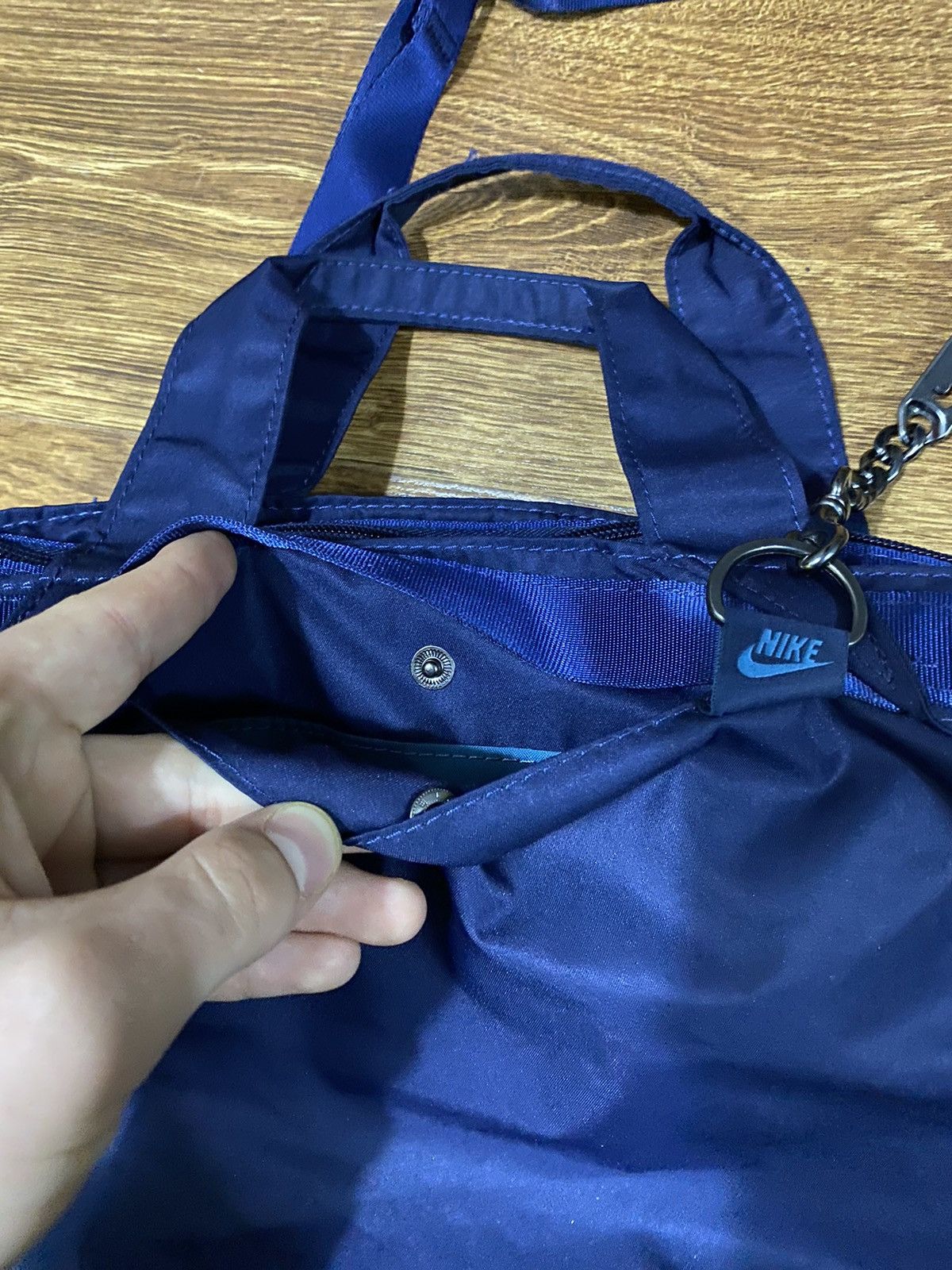 Nike Streetwear Blue Nike Luxury Swoosh Bag Y2K Sportswear rare Size ONE SIZE - 16 Thumbnail