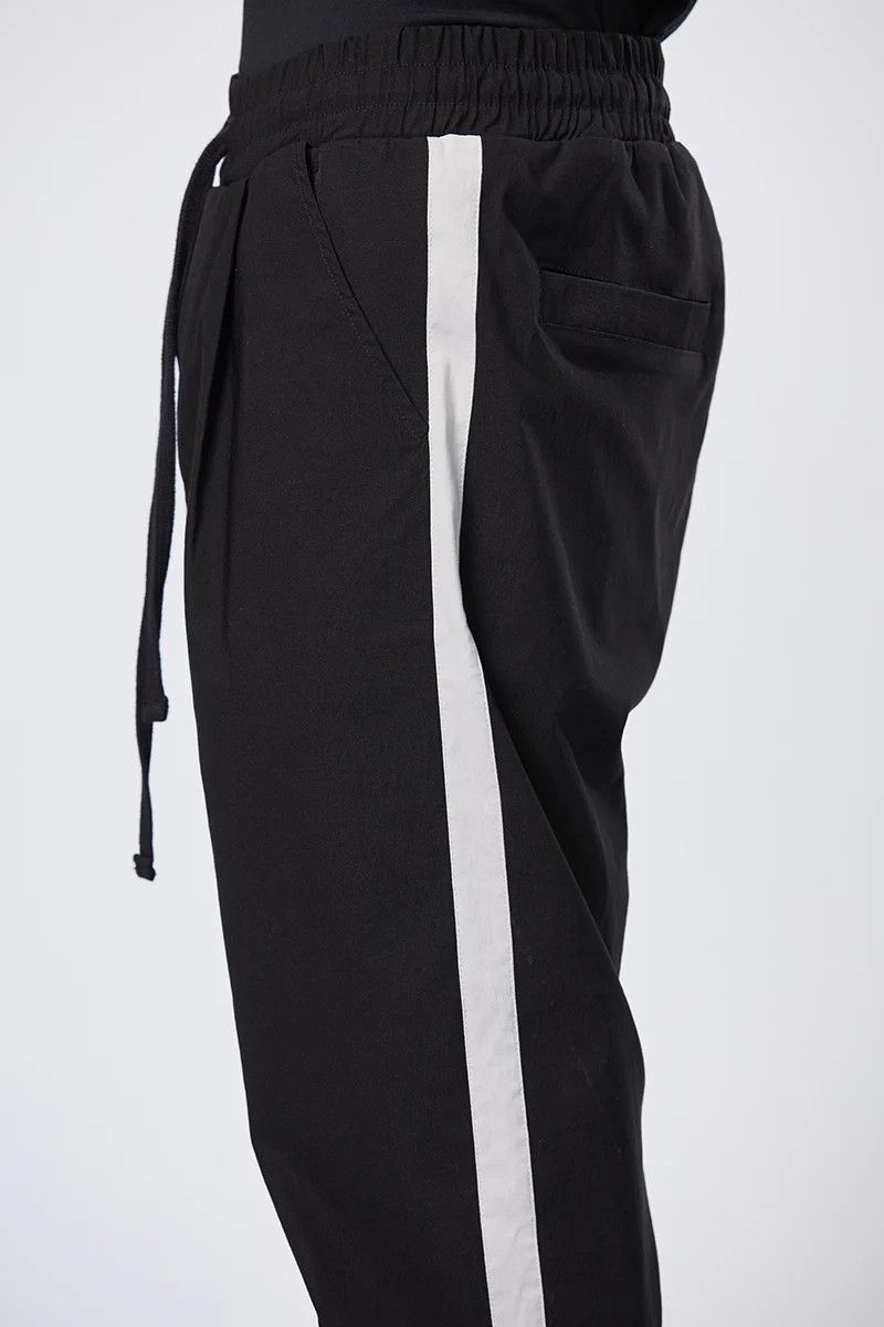 Thom Krom Thom Krom White Line Cropped - Drop Crotch Trousers M Size US 32 / EU 48 - 9 Thumbnail