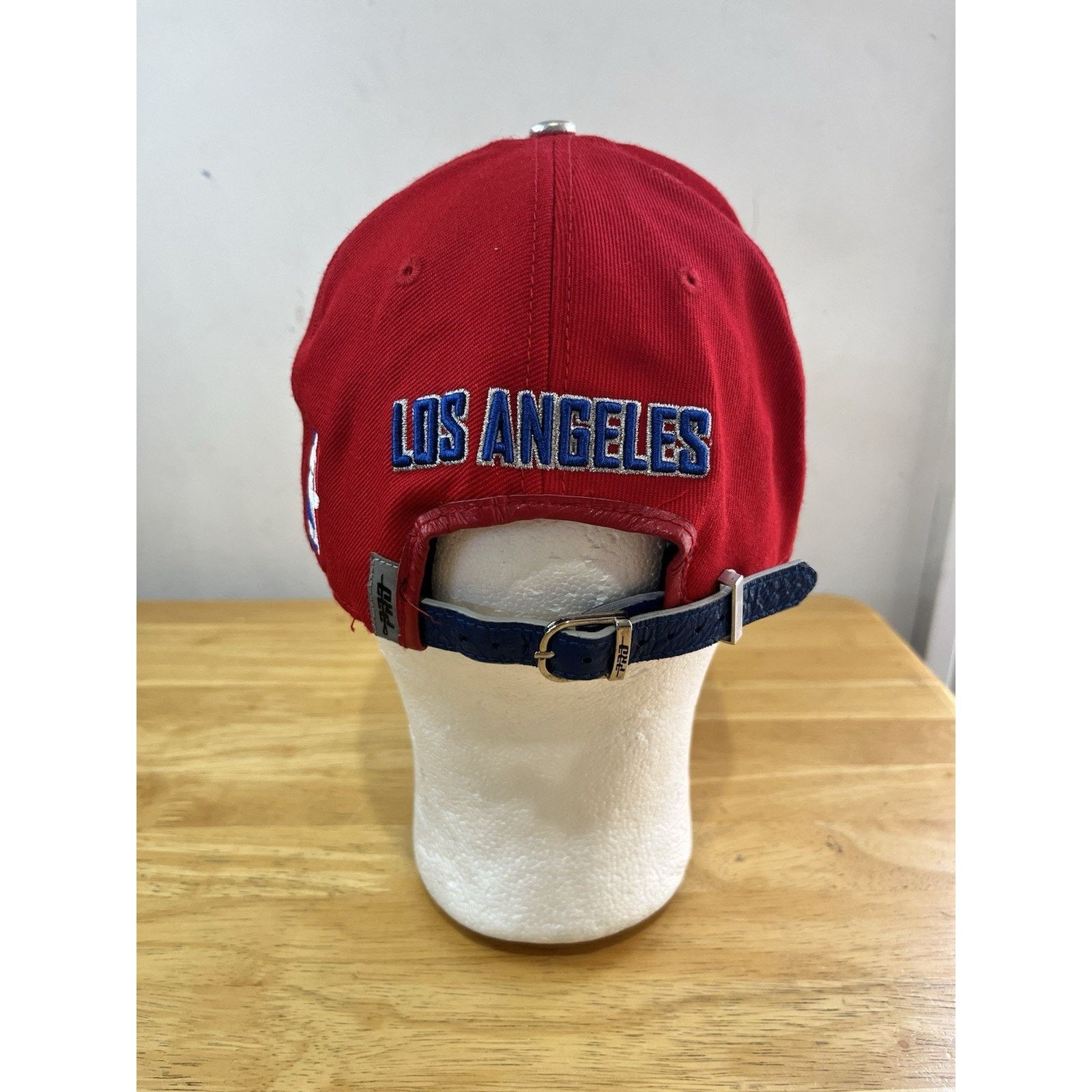 Pro Standard LA Clippers Red Hat Leather Bill NBA Pro Standard Leather Size ONE SIZE - 3 Thumbnail