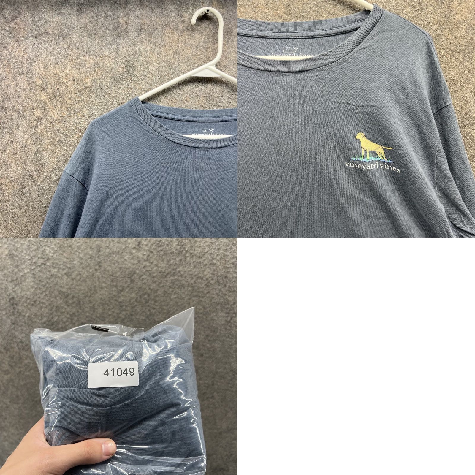 Vineyard Vines Vineyard Vines Shirt Mens XL Blue Long Sleeve Dog Logo Graphic Tee Tagless Size US XL / EU 56 / 4 - 8 Thumbnail