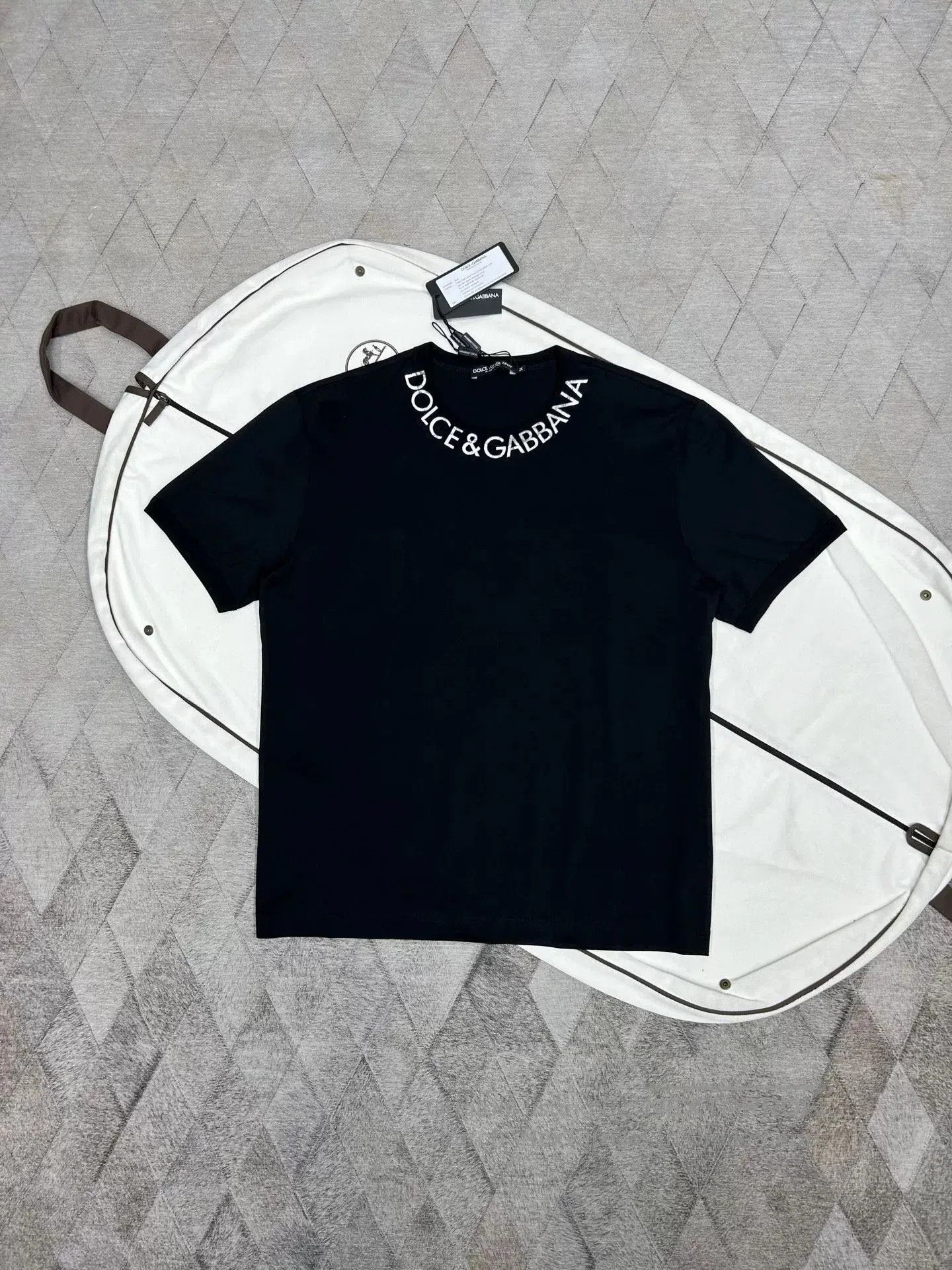 Dolce & Gabbana Dolce & Gabbana 2024 SS Logo Neck T-shirt. Size US L / EU 52-54 / 3 - 1 Thumbnail