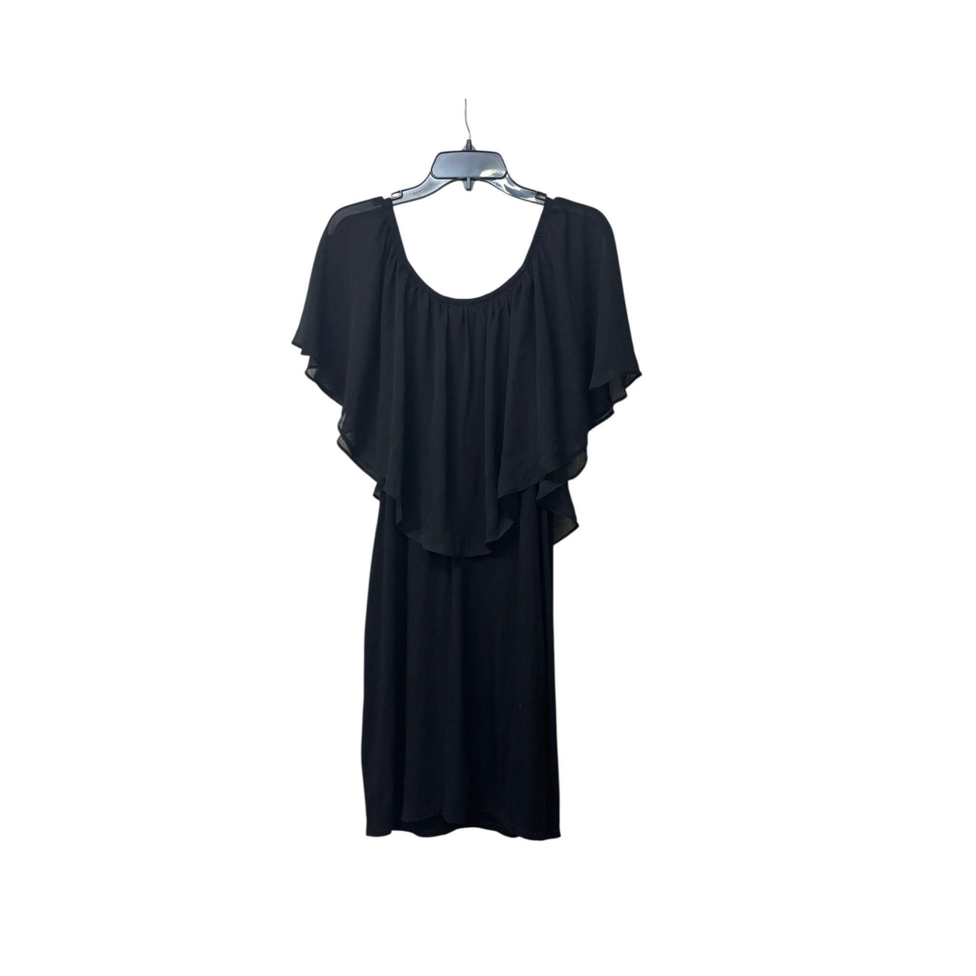 Other Thalia Sodi Chiffon Popover Dress, Black, Sz. S Size S / US 4 / IT 40 - 12 Thumbnail