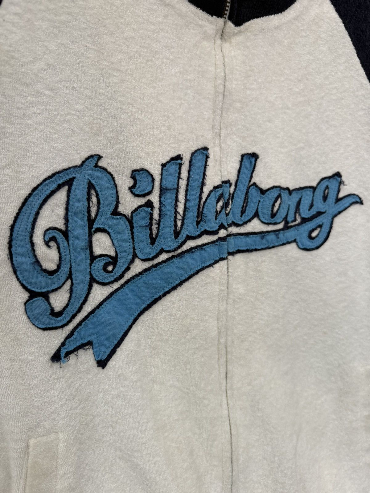 Billabong 🔥 BILLABONG COMPANY SURF Spellout Velour Zipper Sweat - M Size US S / EU 44-46 / 1 - 4 Thumbnail