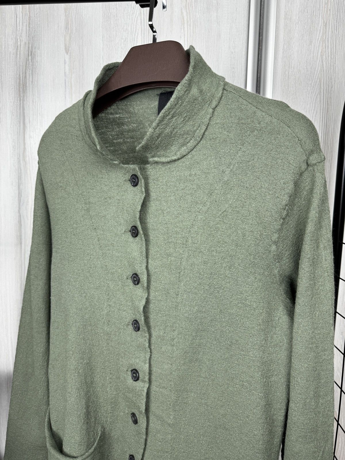 Rundholz Rundholz Avantgarde Knitwear Sweater Cardigan Wool Green L Size L / US 10 / IT 46 - 5 Thumbnail