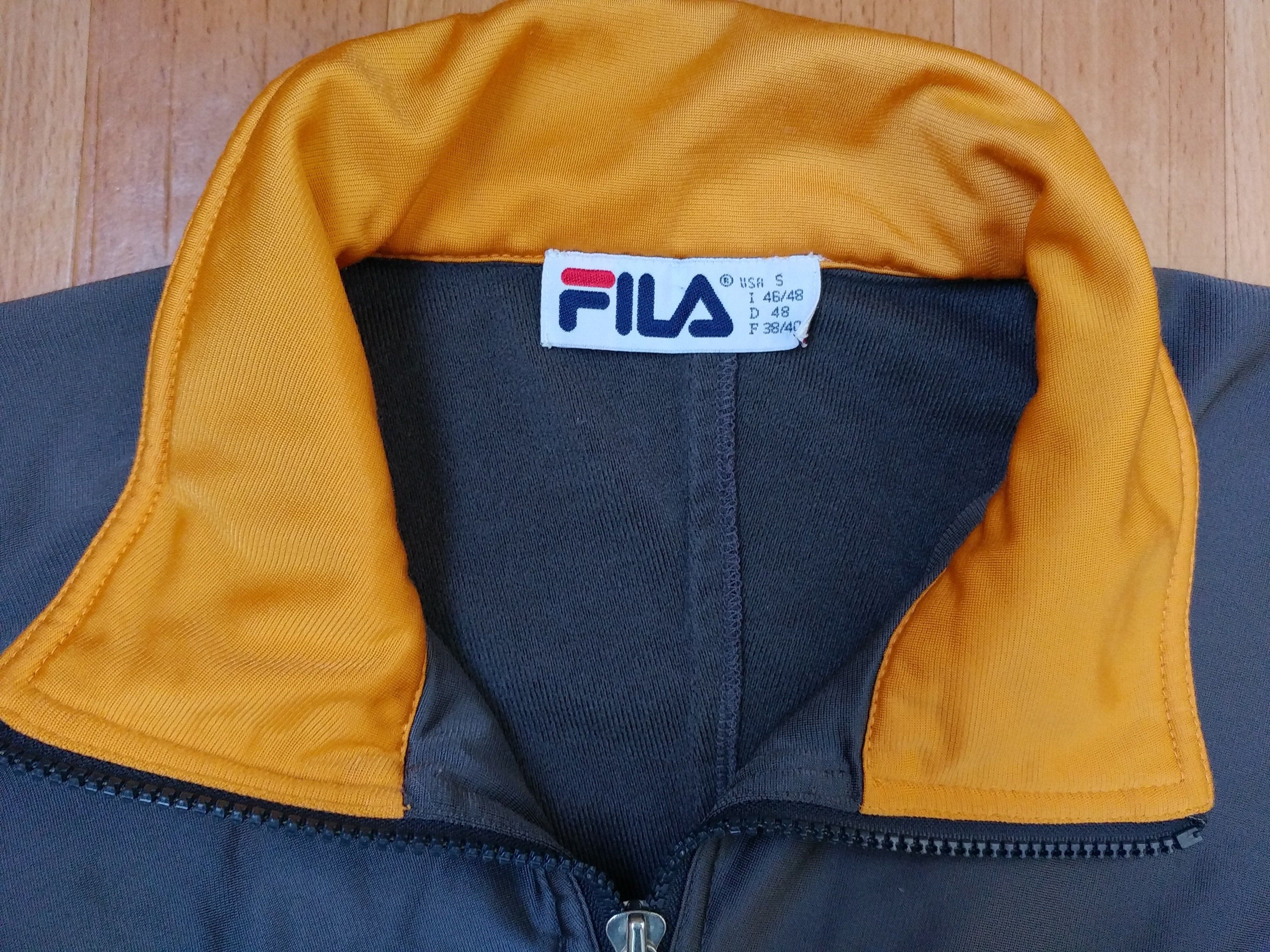 Fila × Vintage FILA jacket, gray, vintage track top, 90s hip hop, 1990s S Size US S / EU 44-46 / 1 - 9 Thumbnail