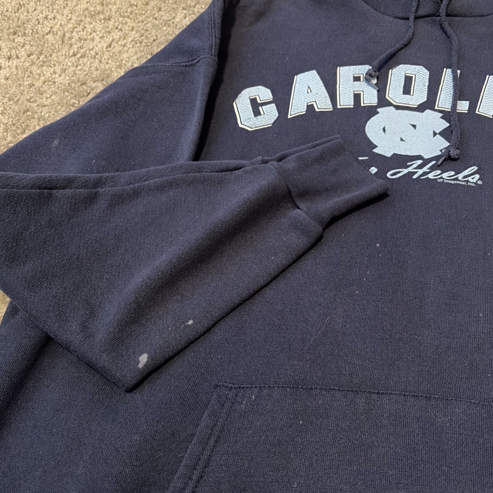 Vintage VINTAGE 90s University Of North Carolina Tar Heels CSA Hoodie XL Men Blue Pullover Size US XL / EU 56 / 4 - 6 Thumbnail