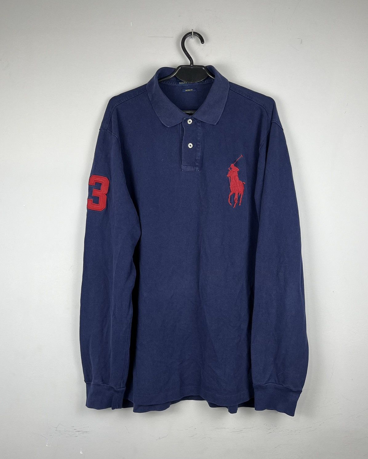 Polo Ralph Lauren × Vintage Polo Ralph Lauren big pony #3 polo longsleeve Size US XL / EU 56 / 4 - 1 Thumbnail