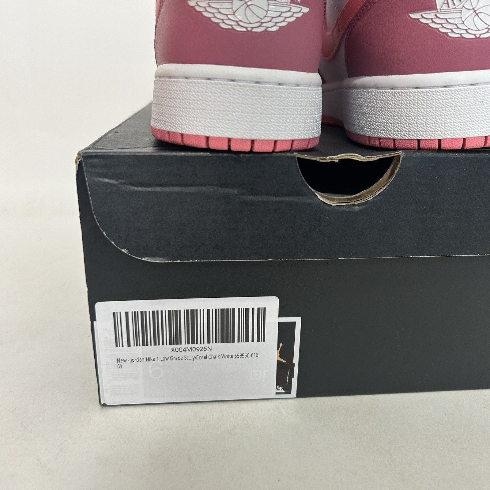 Jordan Brand Nike Air Jordan 1 Low GS “Desert Berry Coral Chalk” Size US 7.5 / IT 37.5 - 5 Thumbnail