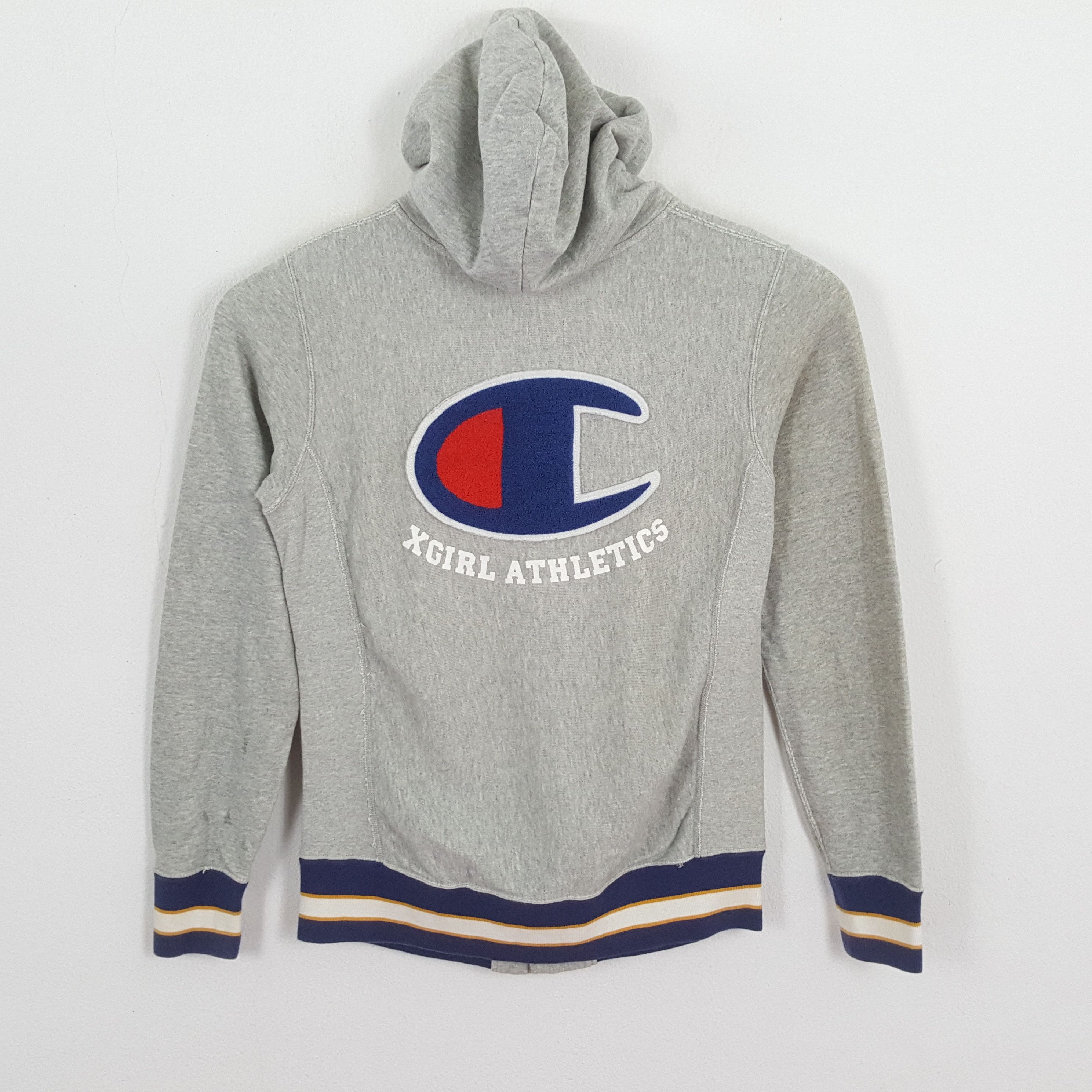 Champion × Japanese Brand × Vintage Vintage CHAMPION x X-Girl Japan Brand Hoodies Size US S / EU 44-46 / 1 - 1 Thumbnail