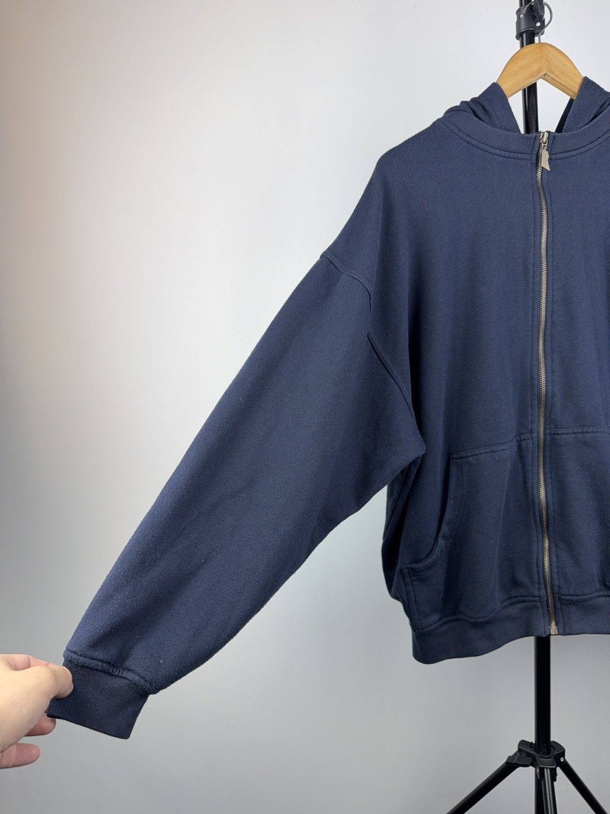 Reebok Vintage 90s Retro Reebok Oversized Full Zip Hoodie Y2K Size US L / EU 52-54 / 3 - 3 Thumbnail