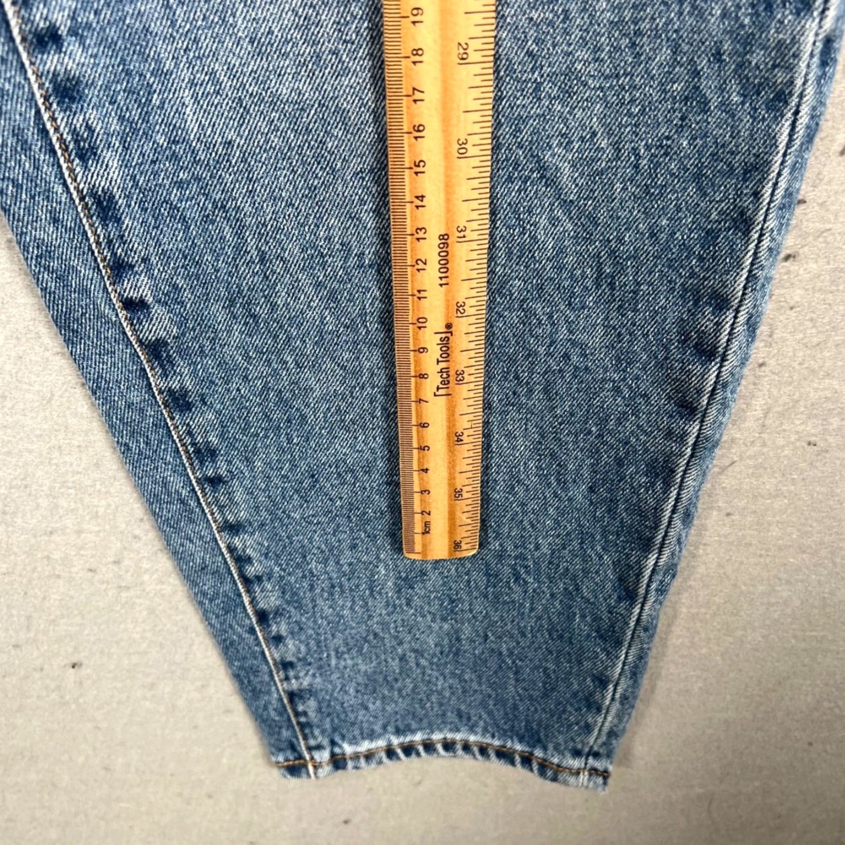 Rolla's Rolla's Womens Jeans 25 Genie High Rise 80s Balloon Leg Denim Blue Cotton Size 42" / US 20 - 7 Thumbnail