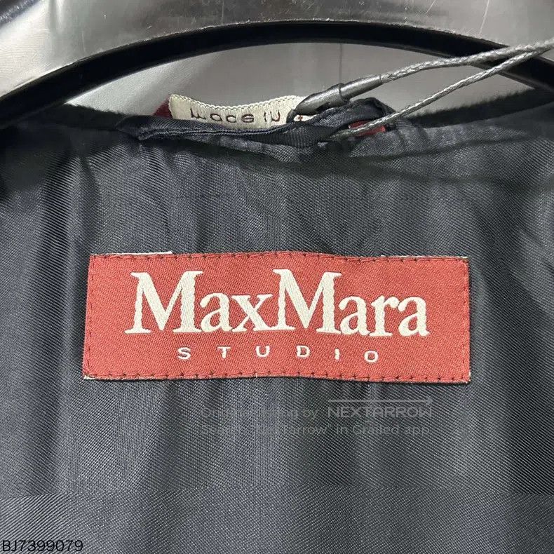 Max Mara Max Mara Black fox fur collar bathrobe coat Size XS / US 0-2 / IT 36-38 - 4 Thumbnail