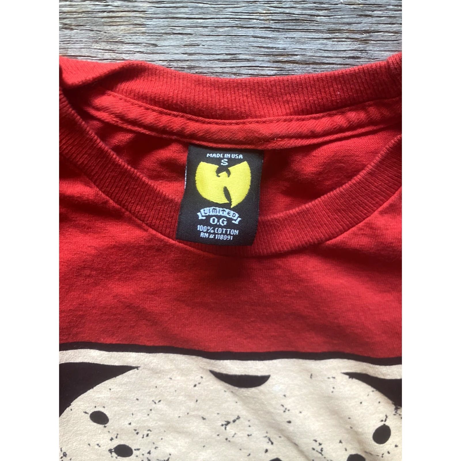 Vintage VINTAGE The Limited Wu Wear Ghostface Killah Jason Mask T Shirt Hip Hop Tee Size S Red Mens Size US S / EU 44-46 / 1 - 5 Thumbnail