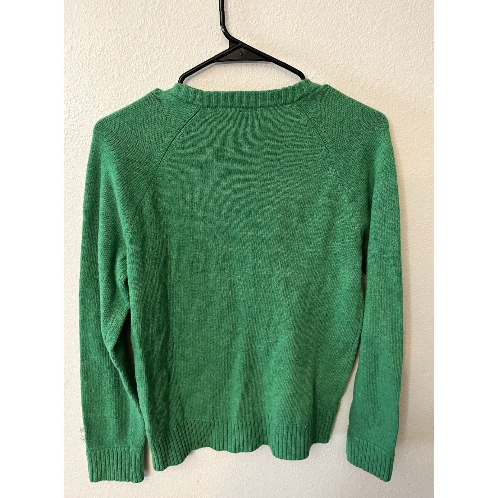 Urban Outfitters Urban Outfitters BDG Men's V-Neck LAMBS WOOL Blend Green Sweater Medium Size US M / EU 48-50 / 2 - 4 Thumbnail