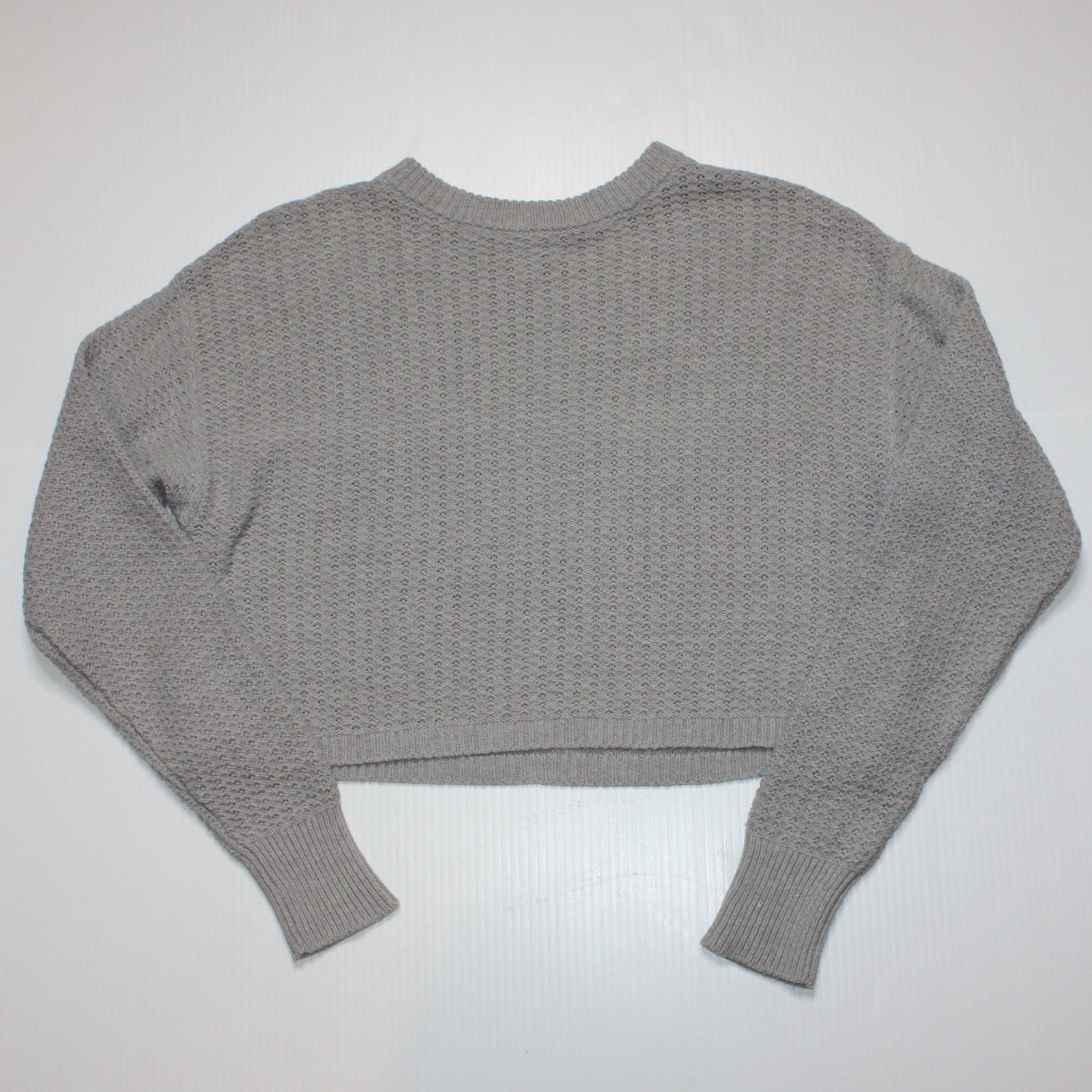 Other Abound Textured Cropped Sweater Top in Gray Heather Color Size XS / US 0-2 / IT 36-38 - 6 Thumbnail