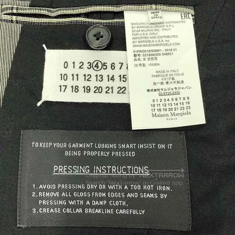 Maison Margiela Maison Margiela Wool Check Jacket. Size US S / EU 44-46 / 1 - 7 Thumbnail
