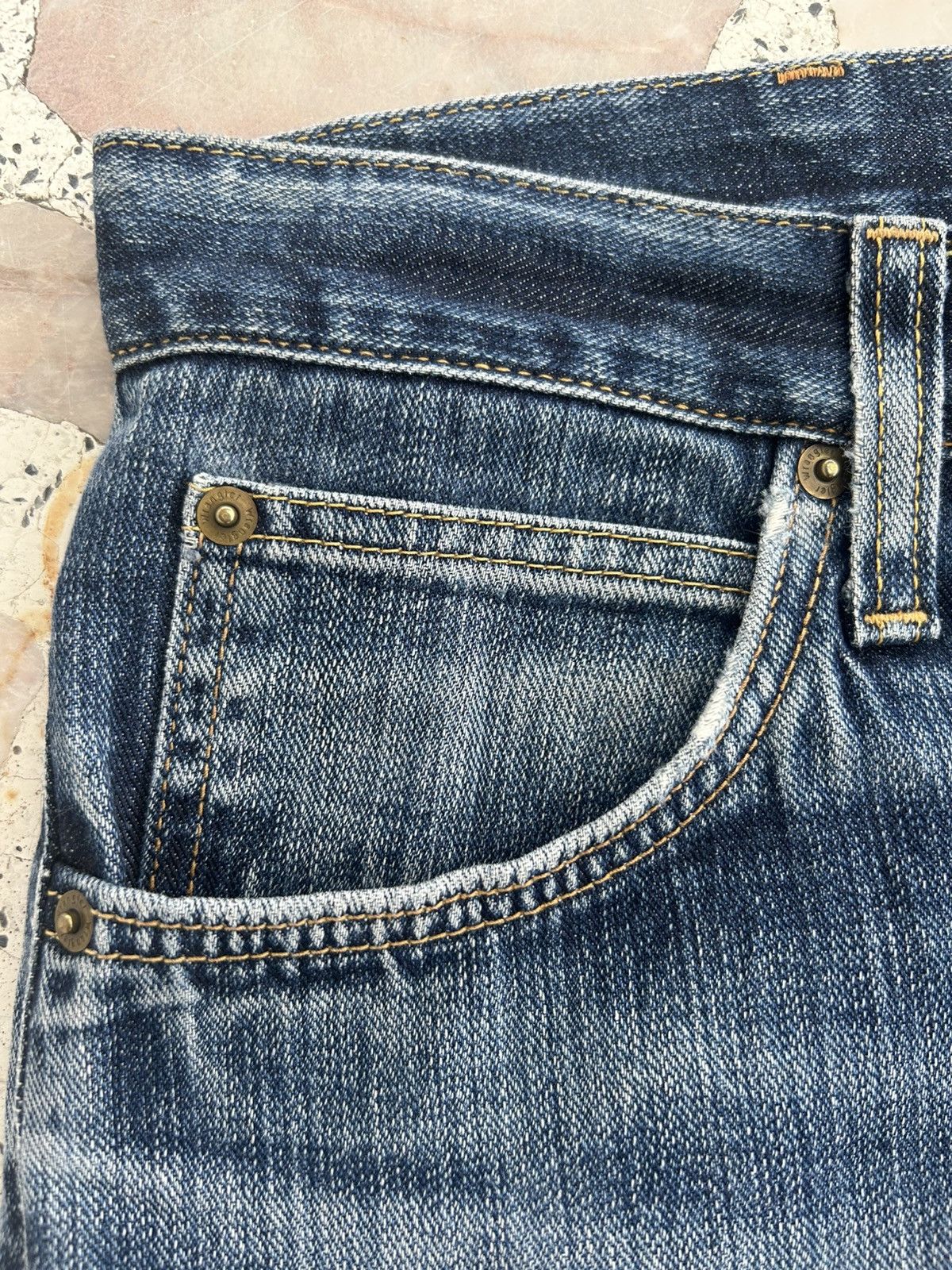 Wrangler Wrangler Ripped Vintage Denim Size US 34 / EU 50 - 5 Thumbnail