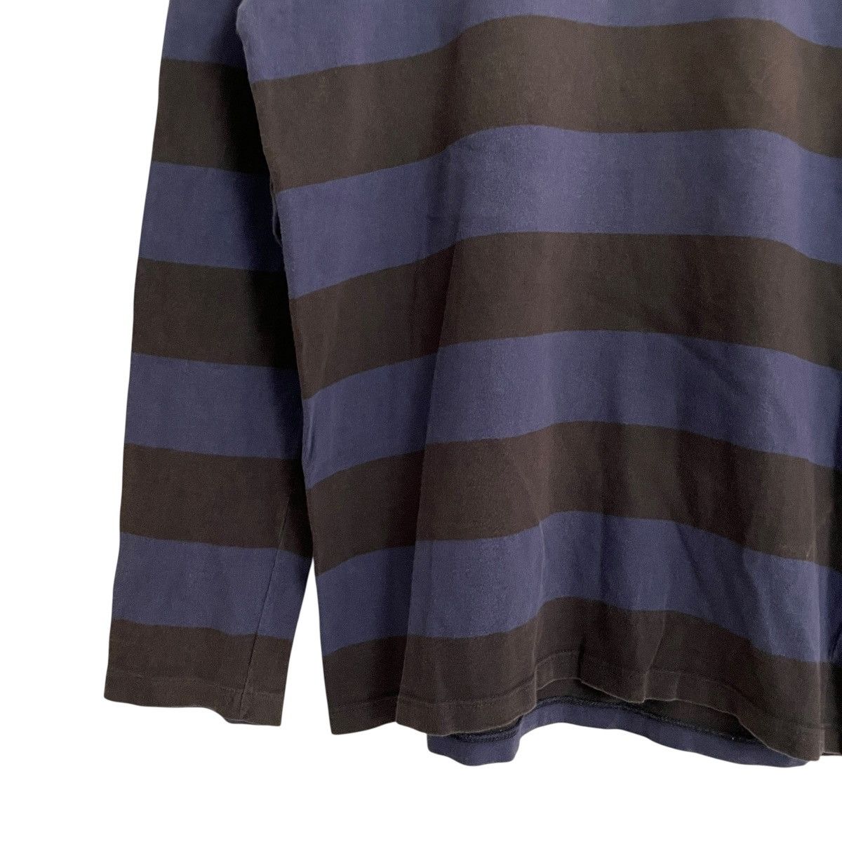 agnes b. Vintage Agnes B Homme Stripe Long Sleeve T-shirt Size L / US 10 / IT 46 - 3 Thumbnail