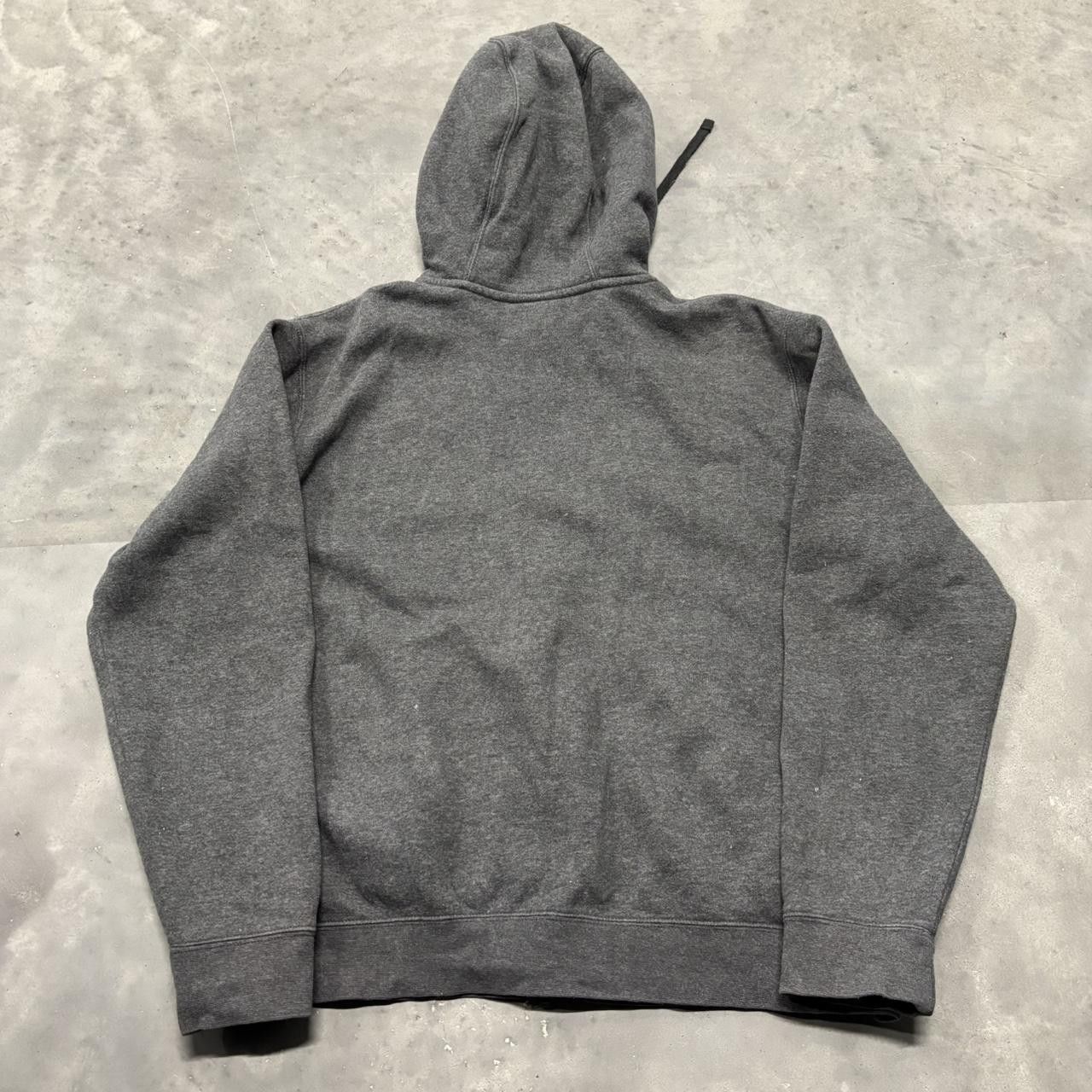 Nike × Vintage Crazy Vintage Y2K/2000s Grey Nike Streetwear Essential Zip Up Hoodie! Size US M / EU 48-50 / 2 - 8 Thumbnail