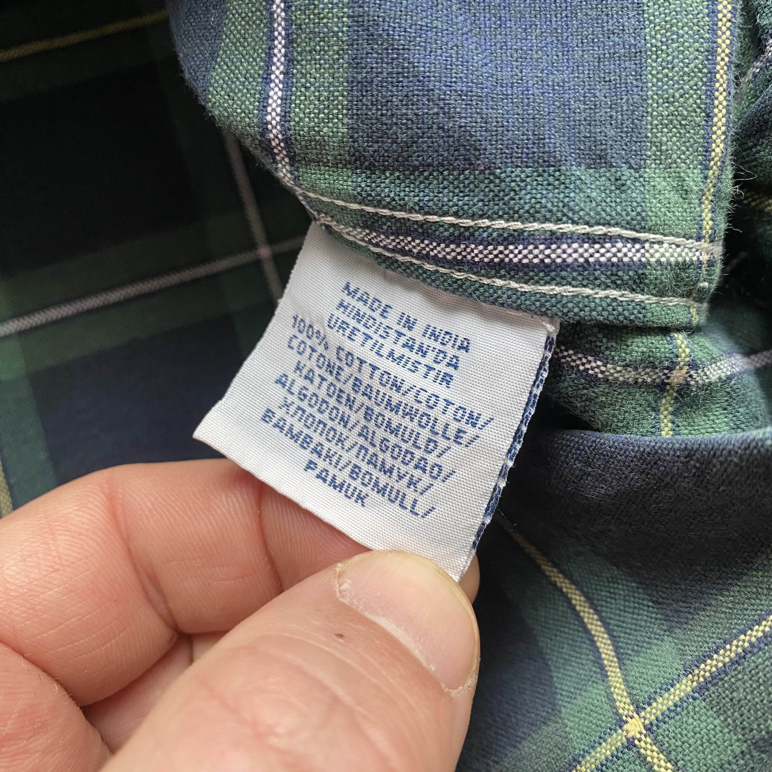 Polo Ralph Lauren Polo Ralph Lauren Flannel Rebuild Shirt Button Up Size US S / EU 44-46 / 1 - 11 Thumbnail
