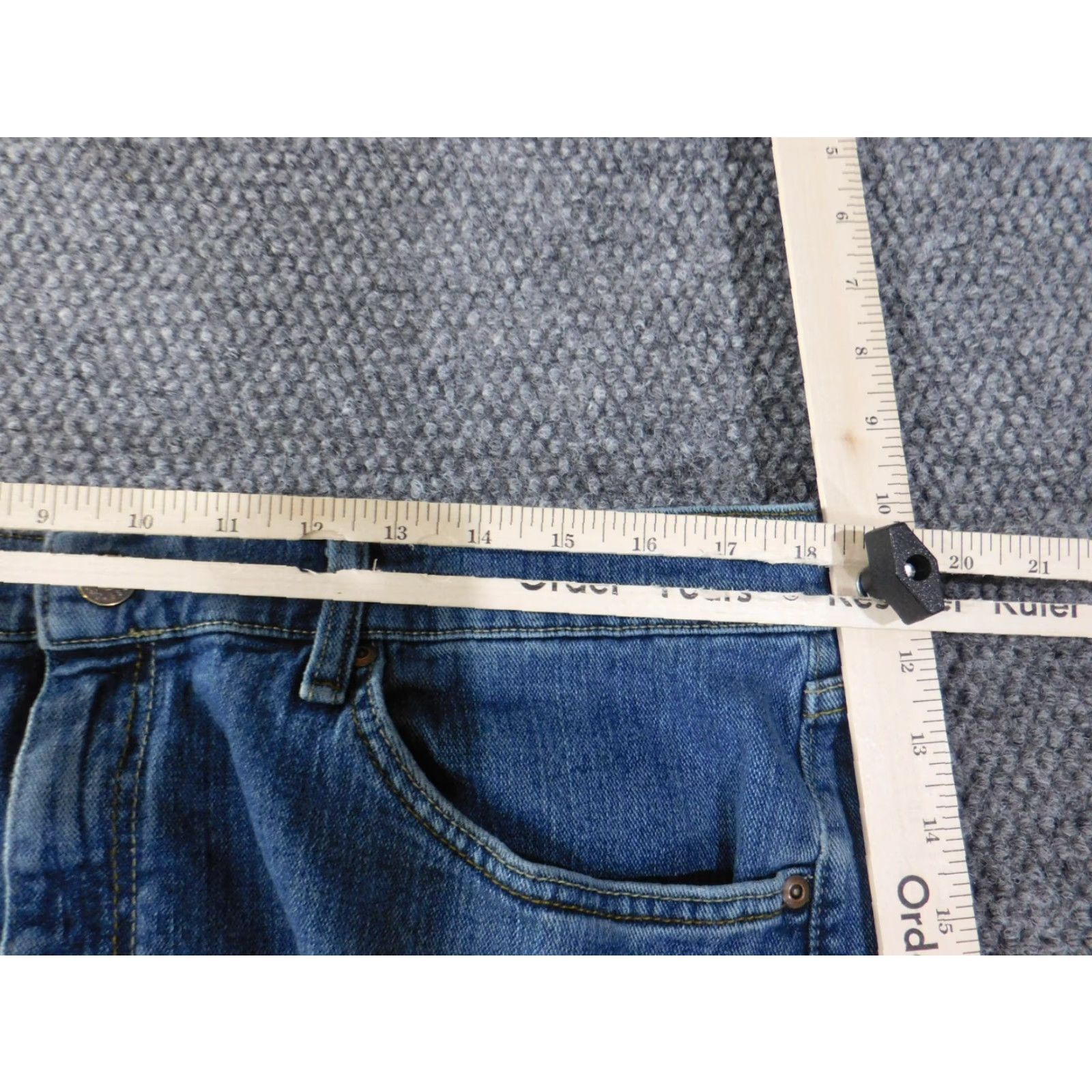 Lee Lee Jeans Mens 38x34 Blue Regular Fit Straight Medium Wash Denim 34 Inseam Regular Rise Mid Zip Pocket Zipper Cotton Denim American Stretch Jeans Mens Size US 38 / EU 54 - 5 Thumbnail